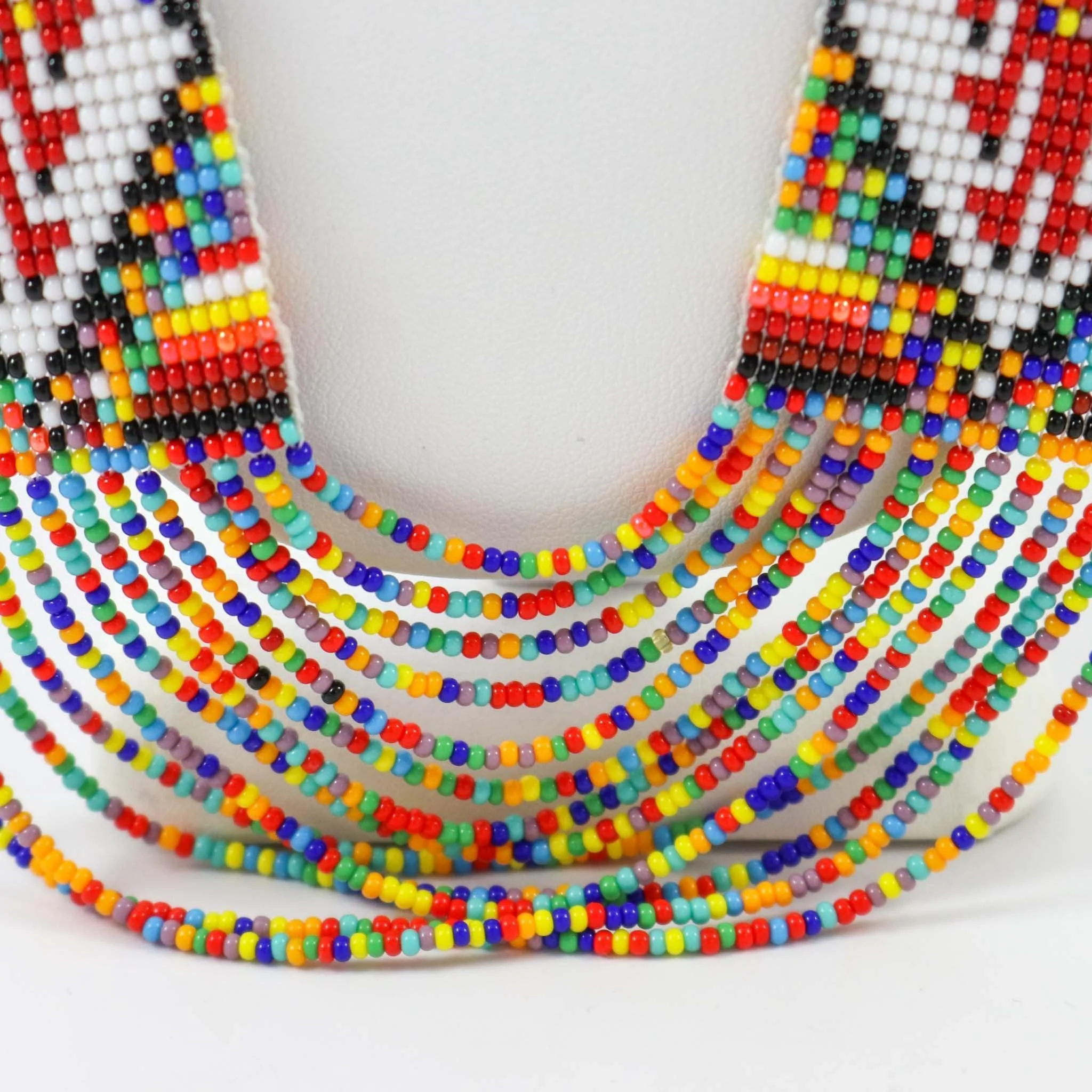 Beaded Necklace and Earring Set - Image 3