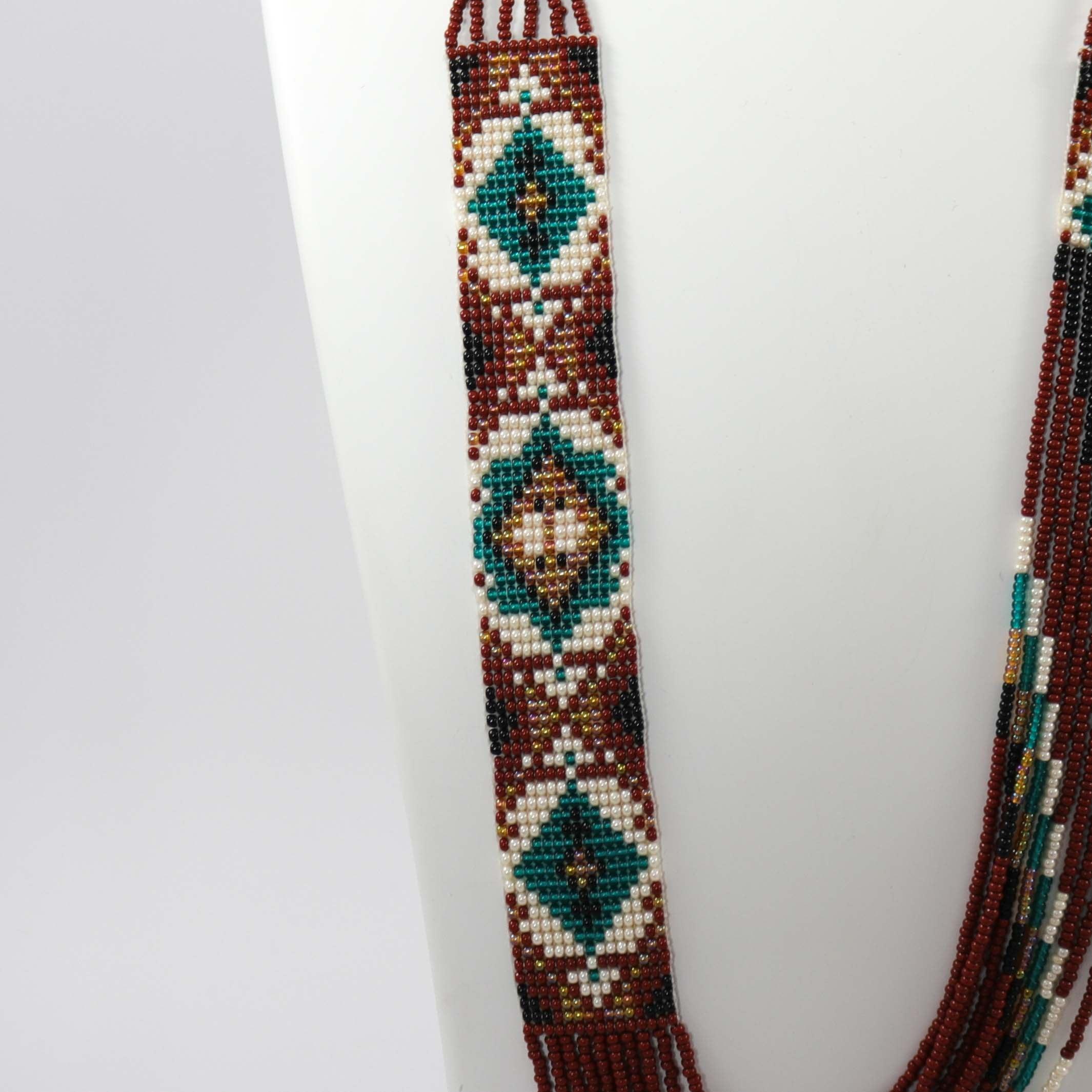 Beaded Necklace and Earring Set - Image 4