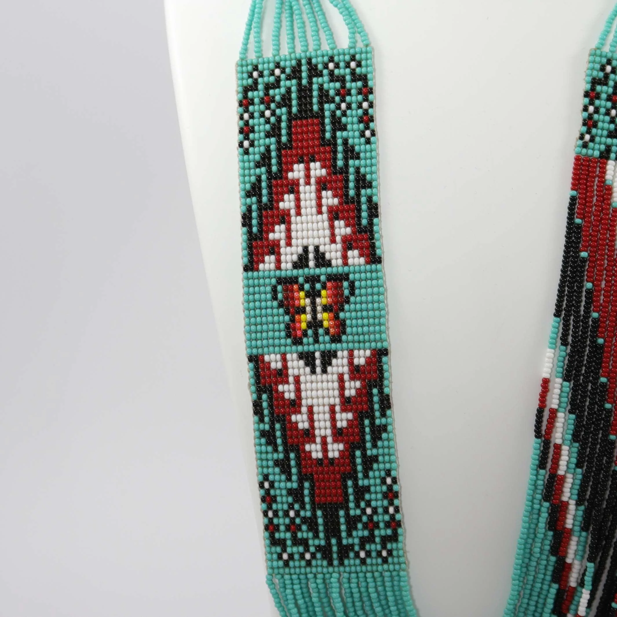 Beaded Necklace and Earring Set - Image 4