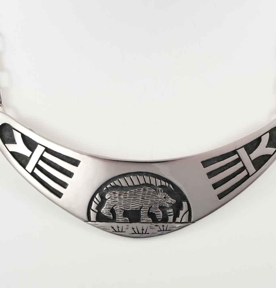 Bear and Rain Cloud Necklace - Image 2