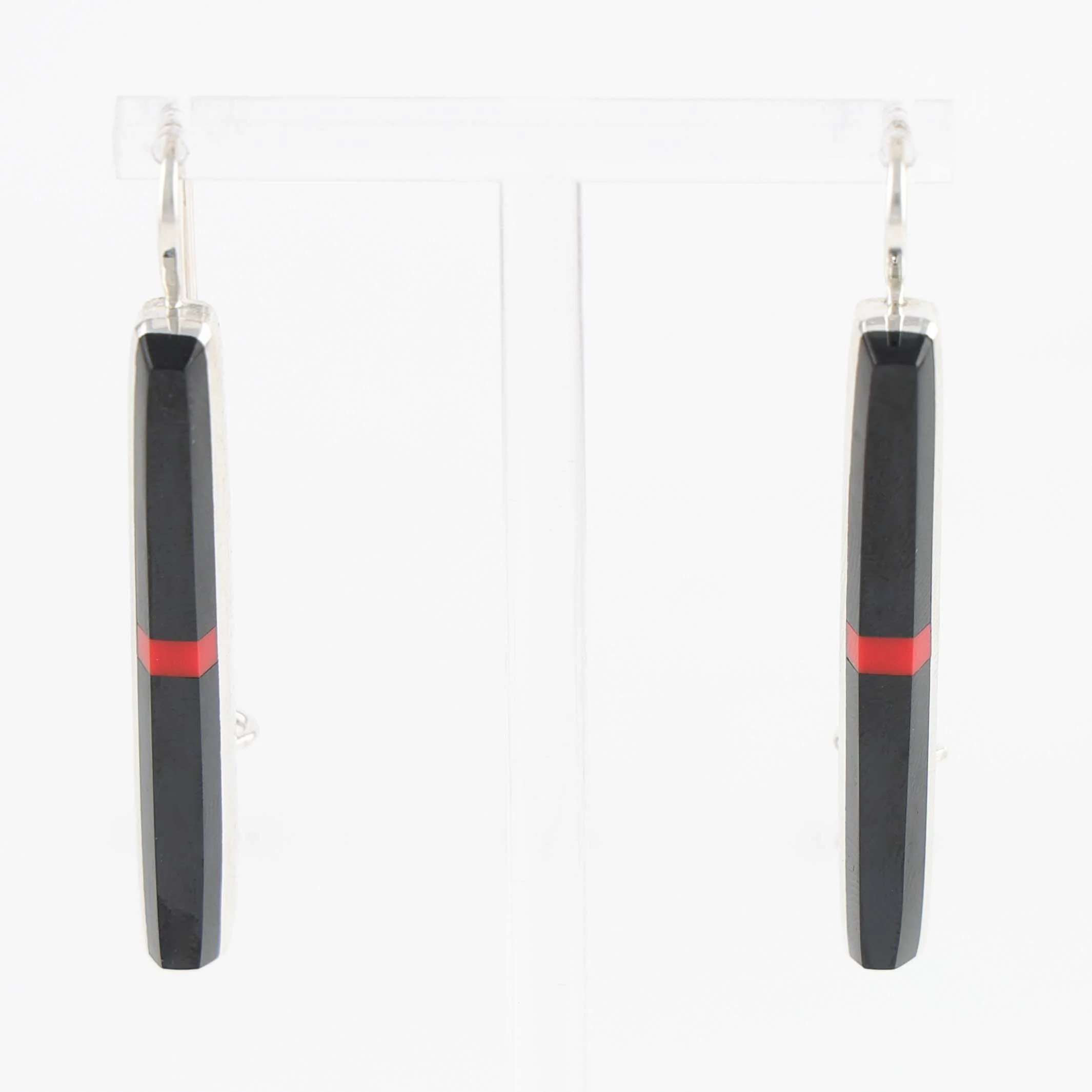 Black Jade and Rosarita Earrings