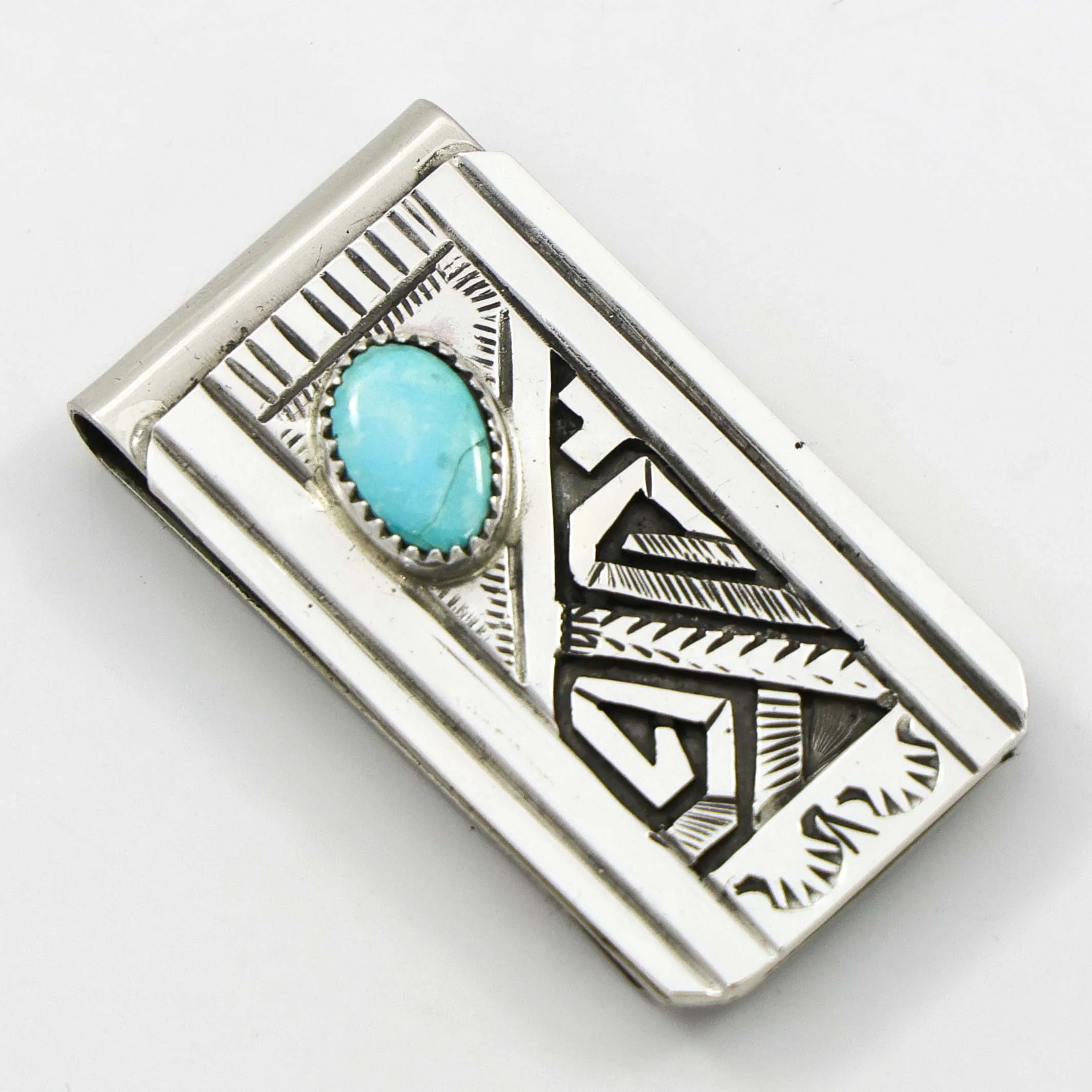 Blue Bird Turquoise Money Clip - Image 2
