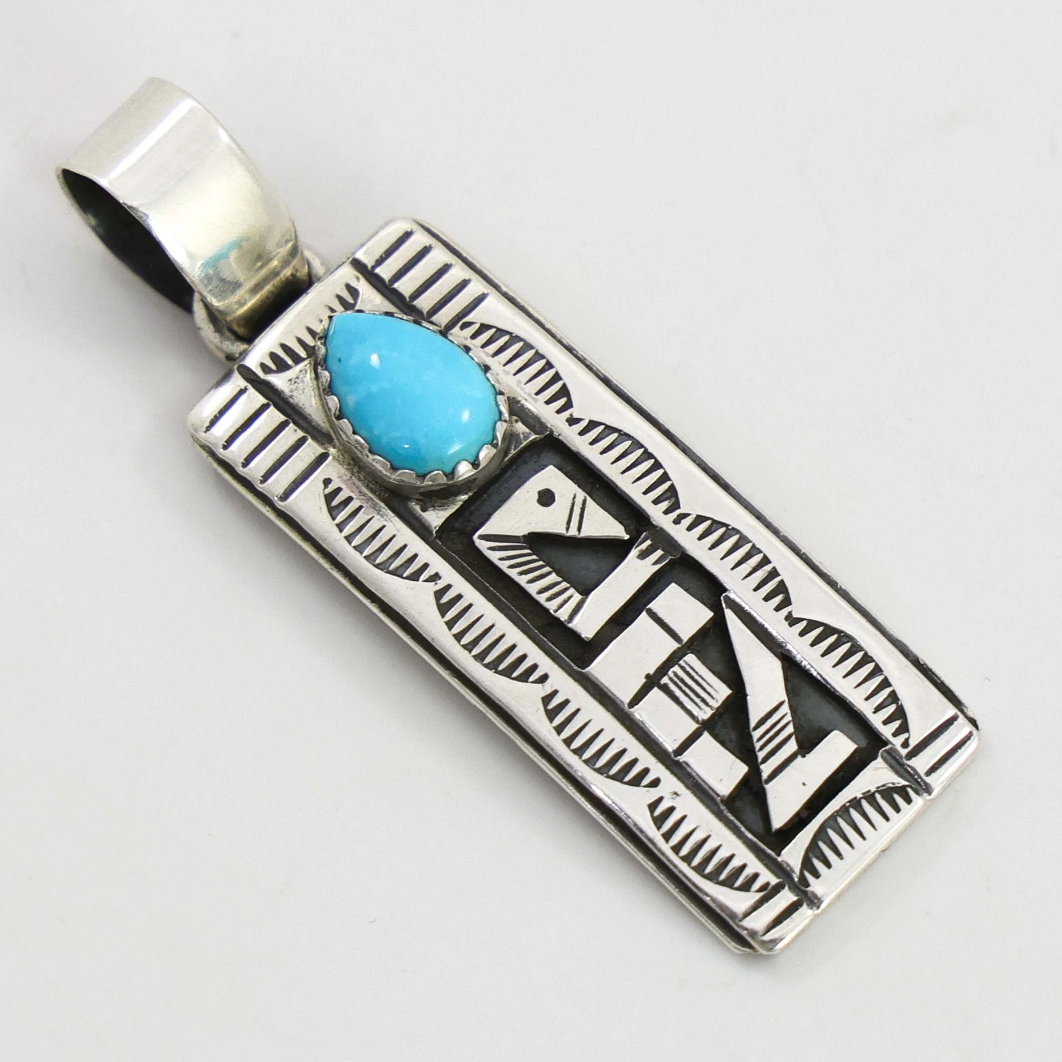 Blue Bird Turquoise Pendant - Image 2