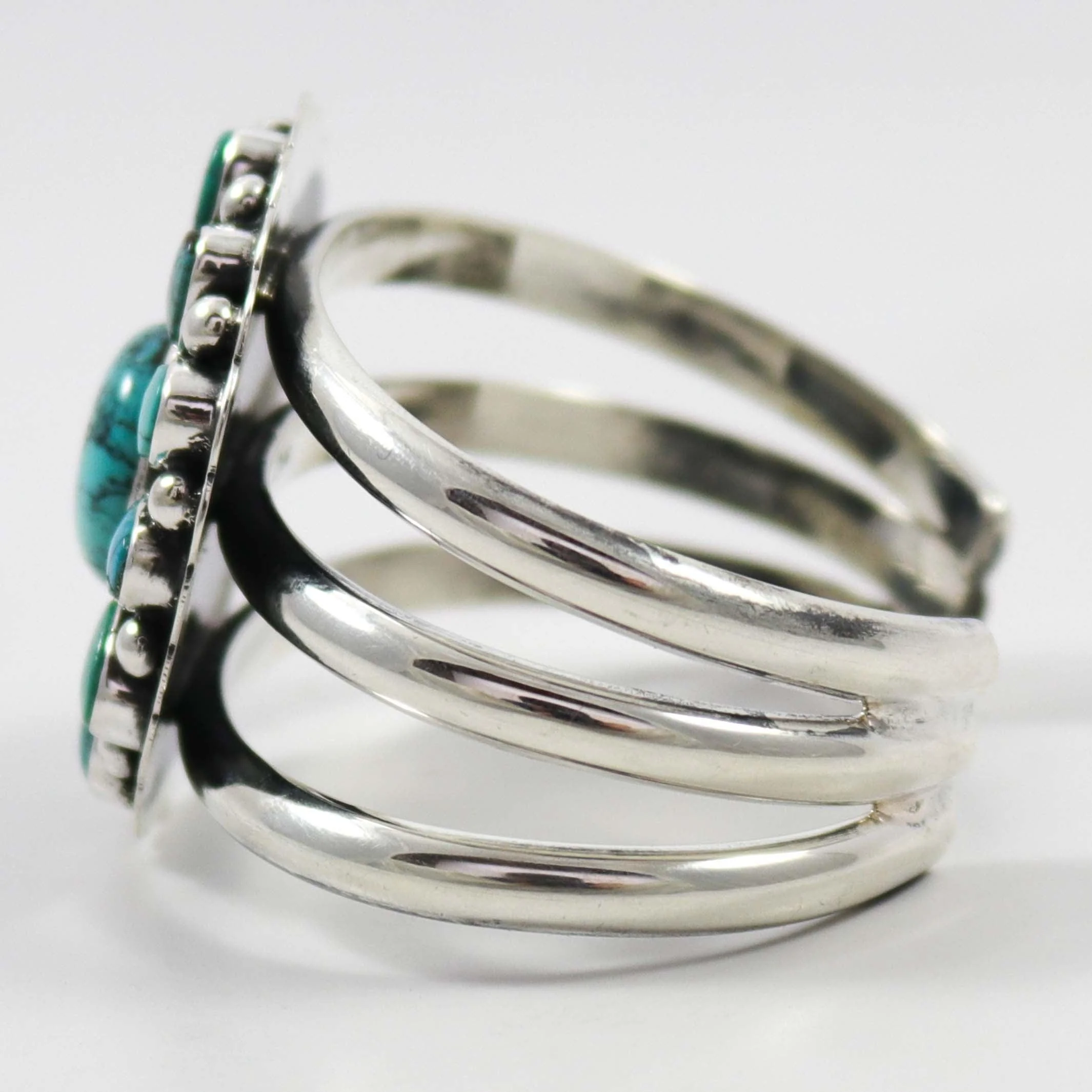 Blue Gem Turquoise Cuff - Image 4