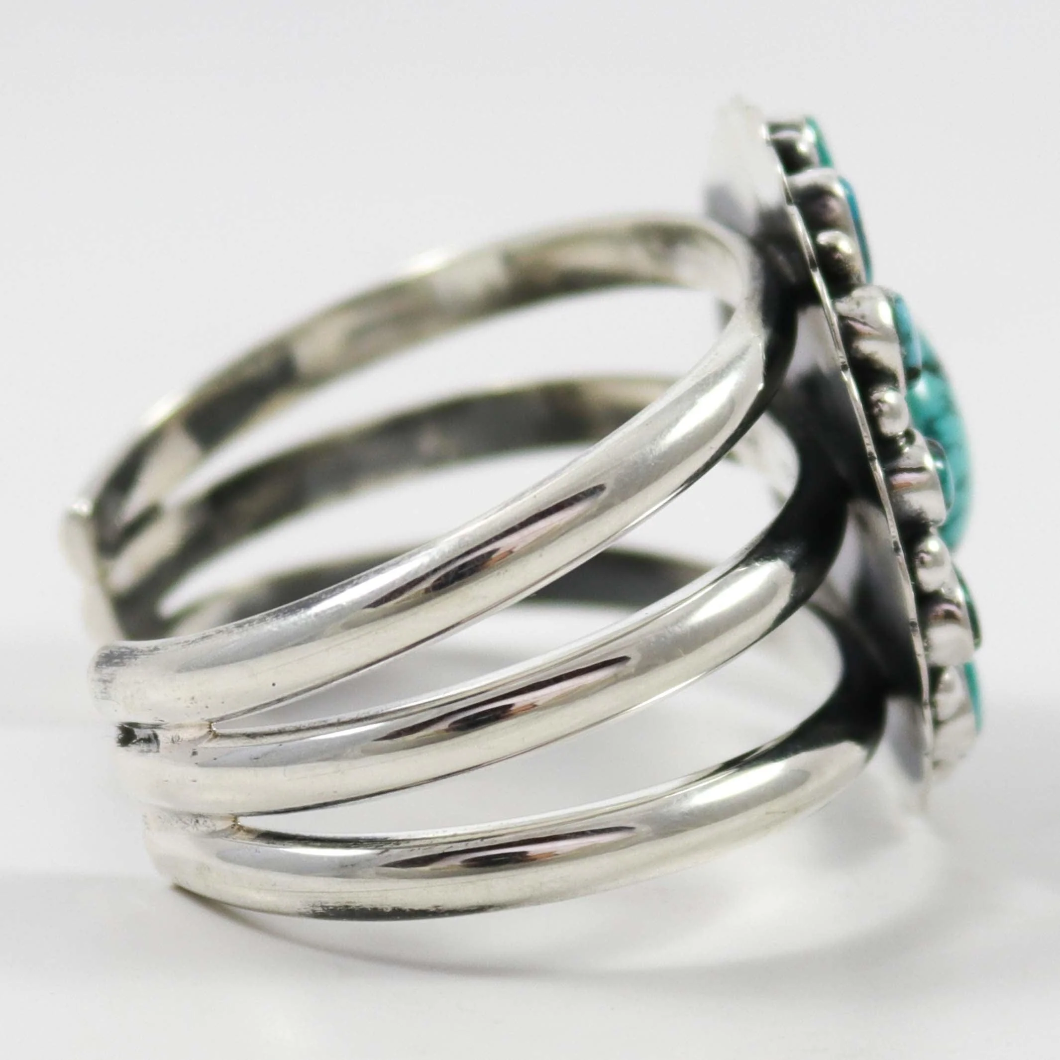 Blue Gem Turquoise Cuff - Image 5