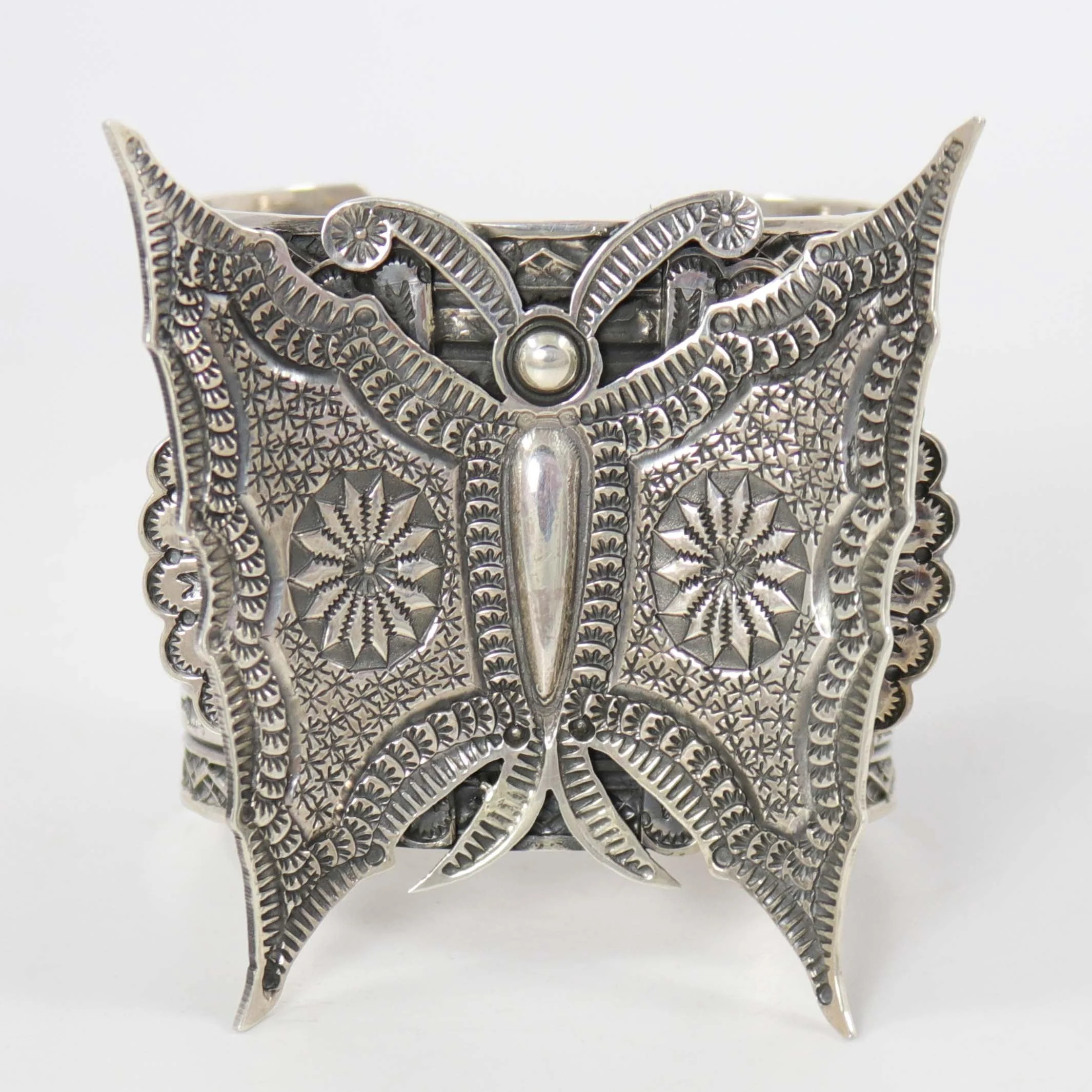 Silver Butterfly Cuff - Image 2