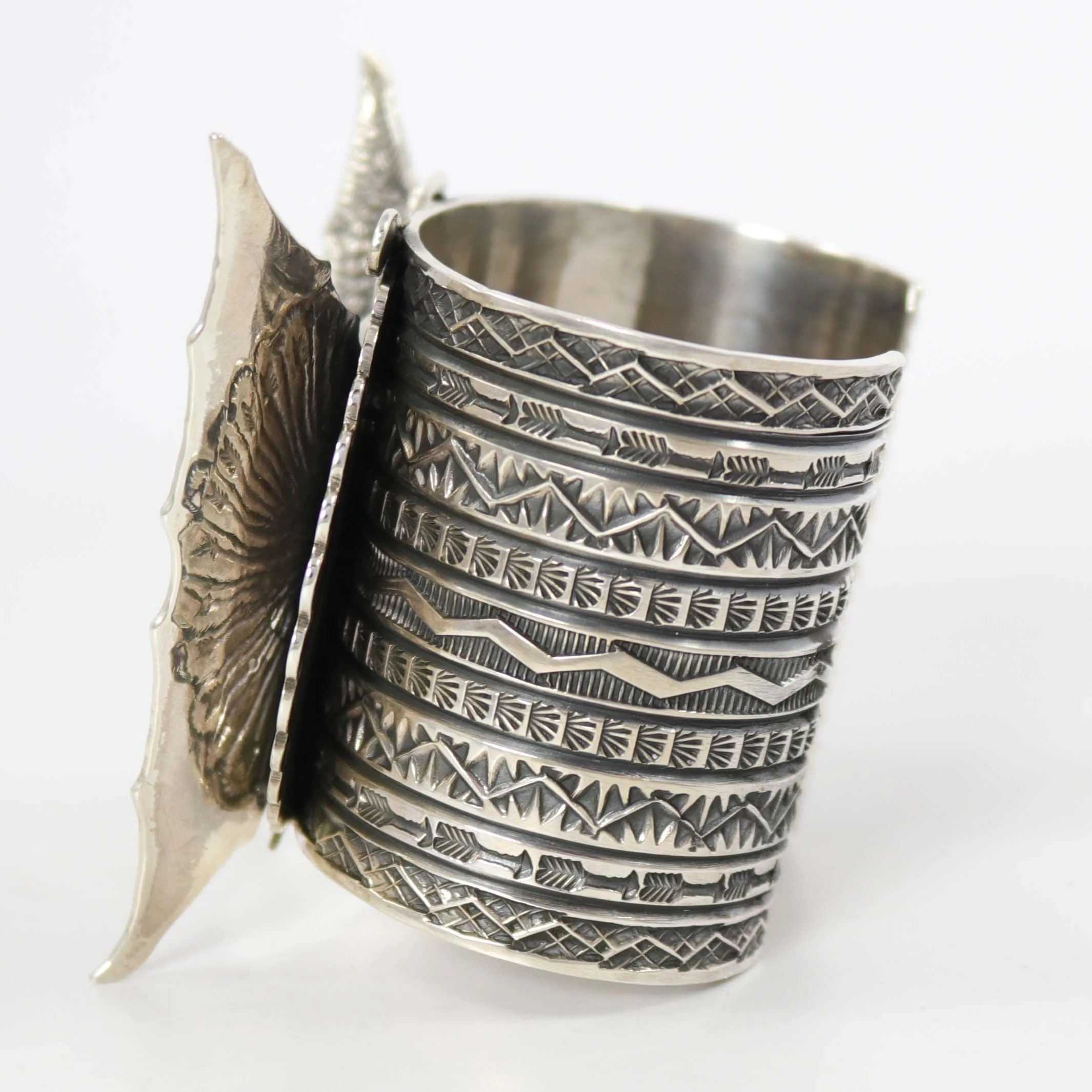 Silver Butterfly Cuff - Image 4