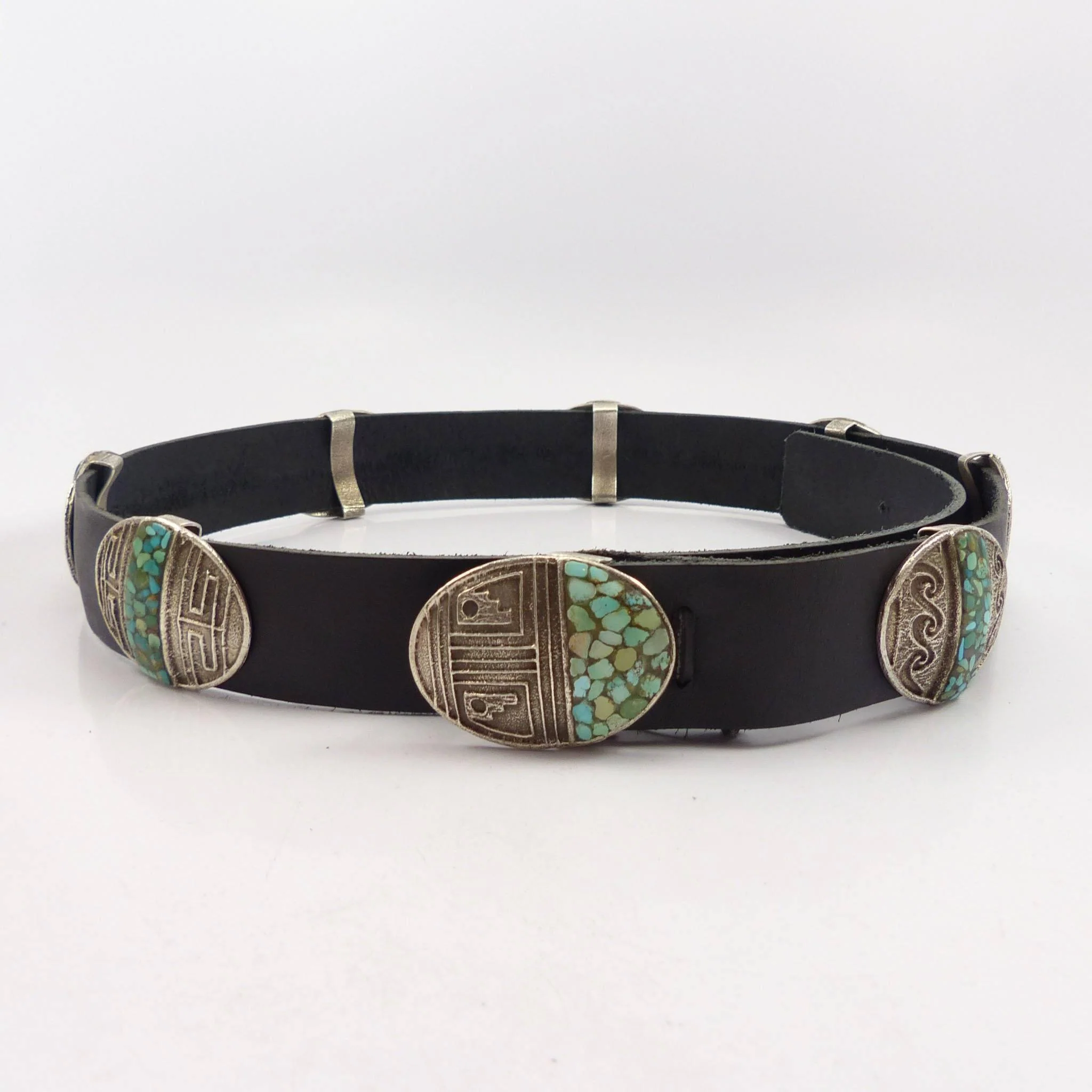 Cerrillos Turquoise Concha Belt