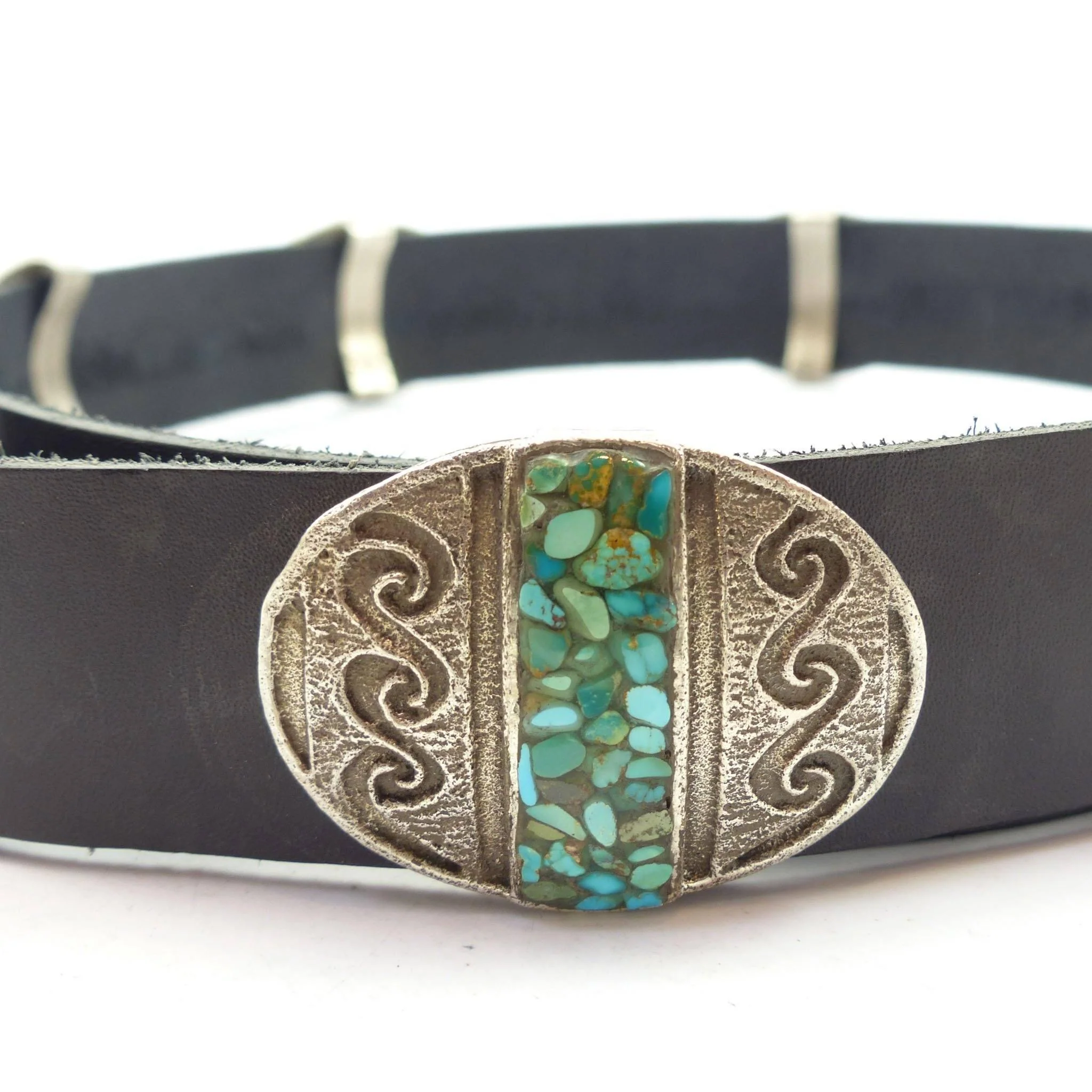 Cerrillos Turquoise Concha Belt - Image 8