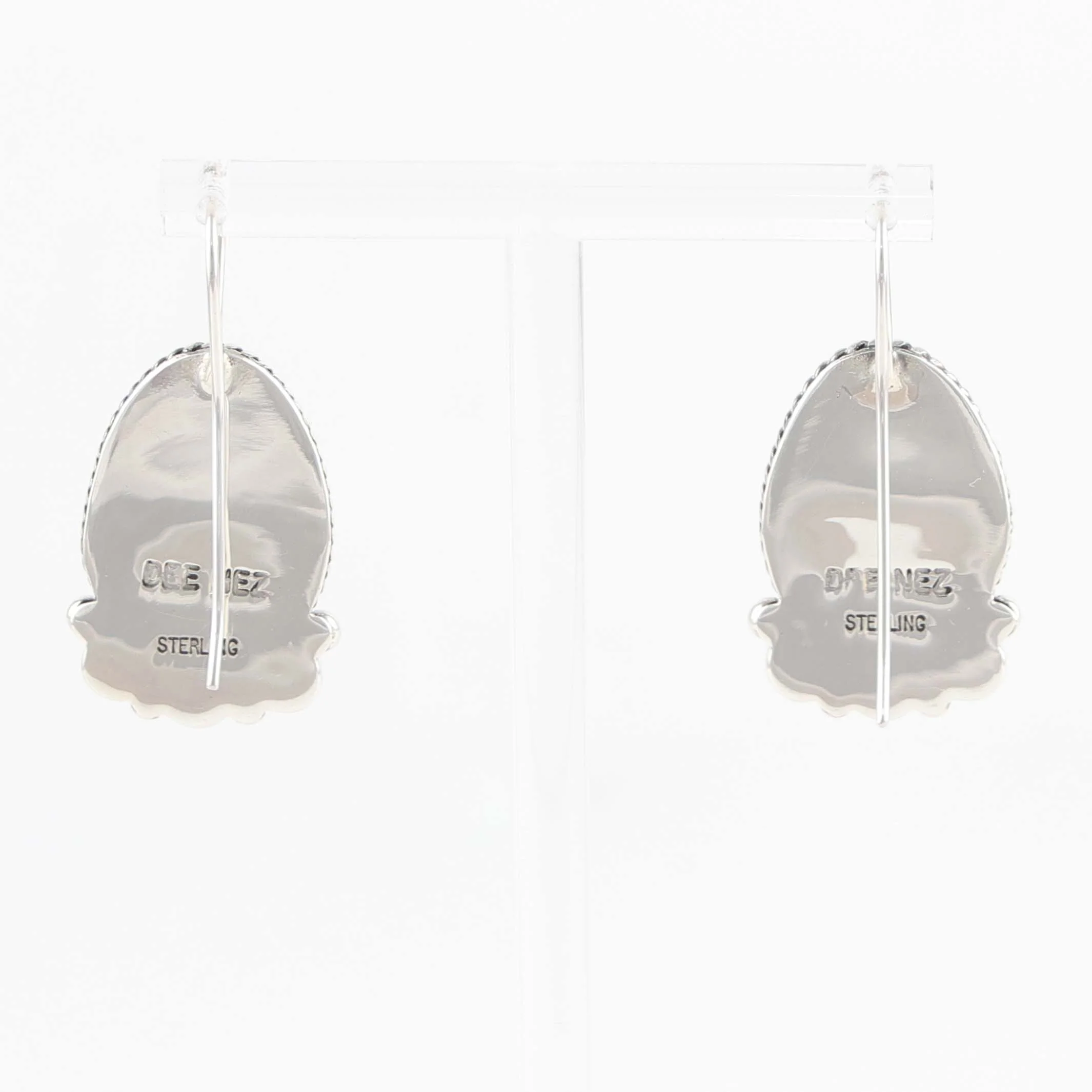 Charoite and Turquoise Earrings - Image 2