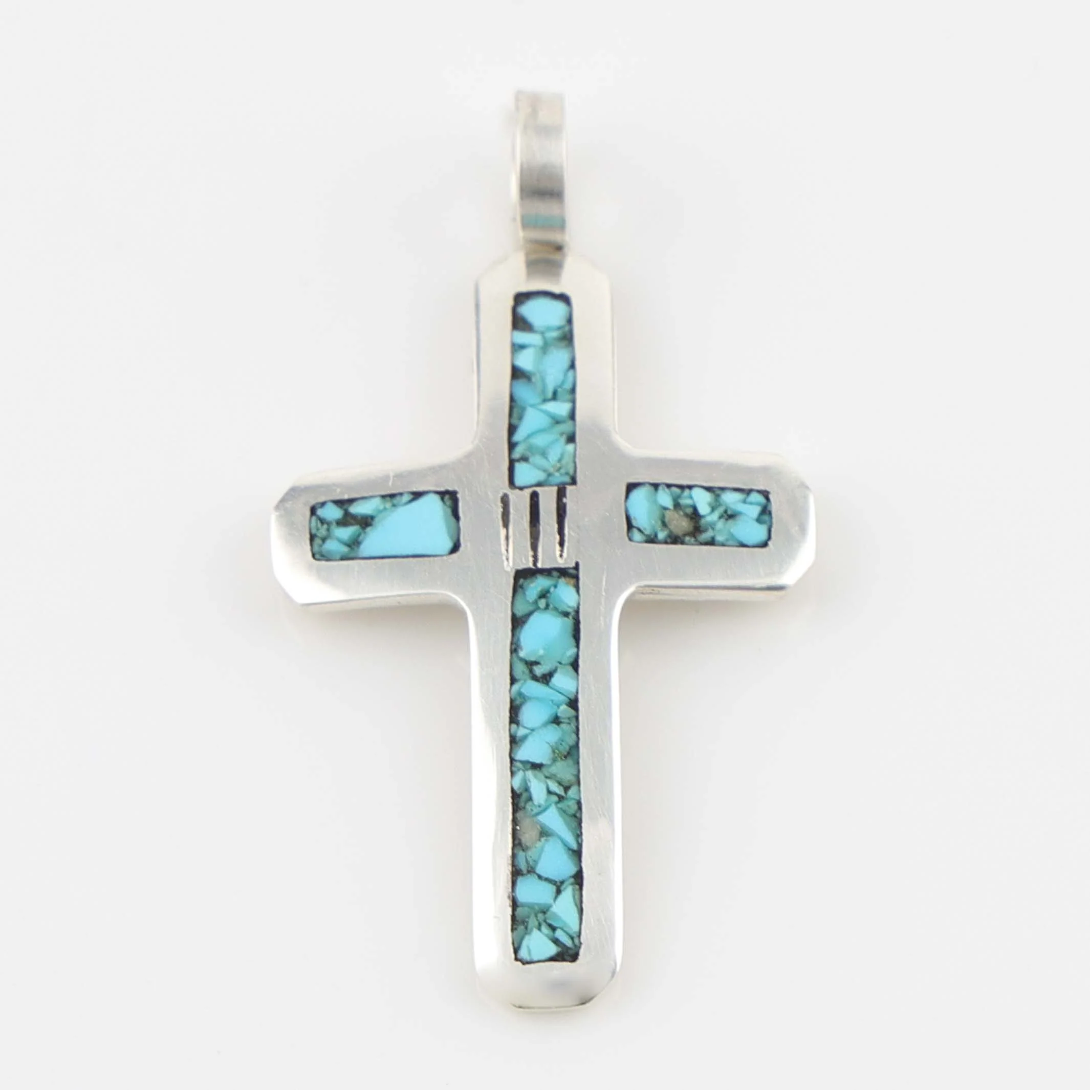Turquoise Cross Pendant