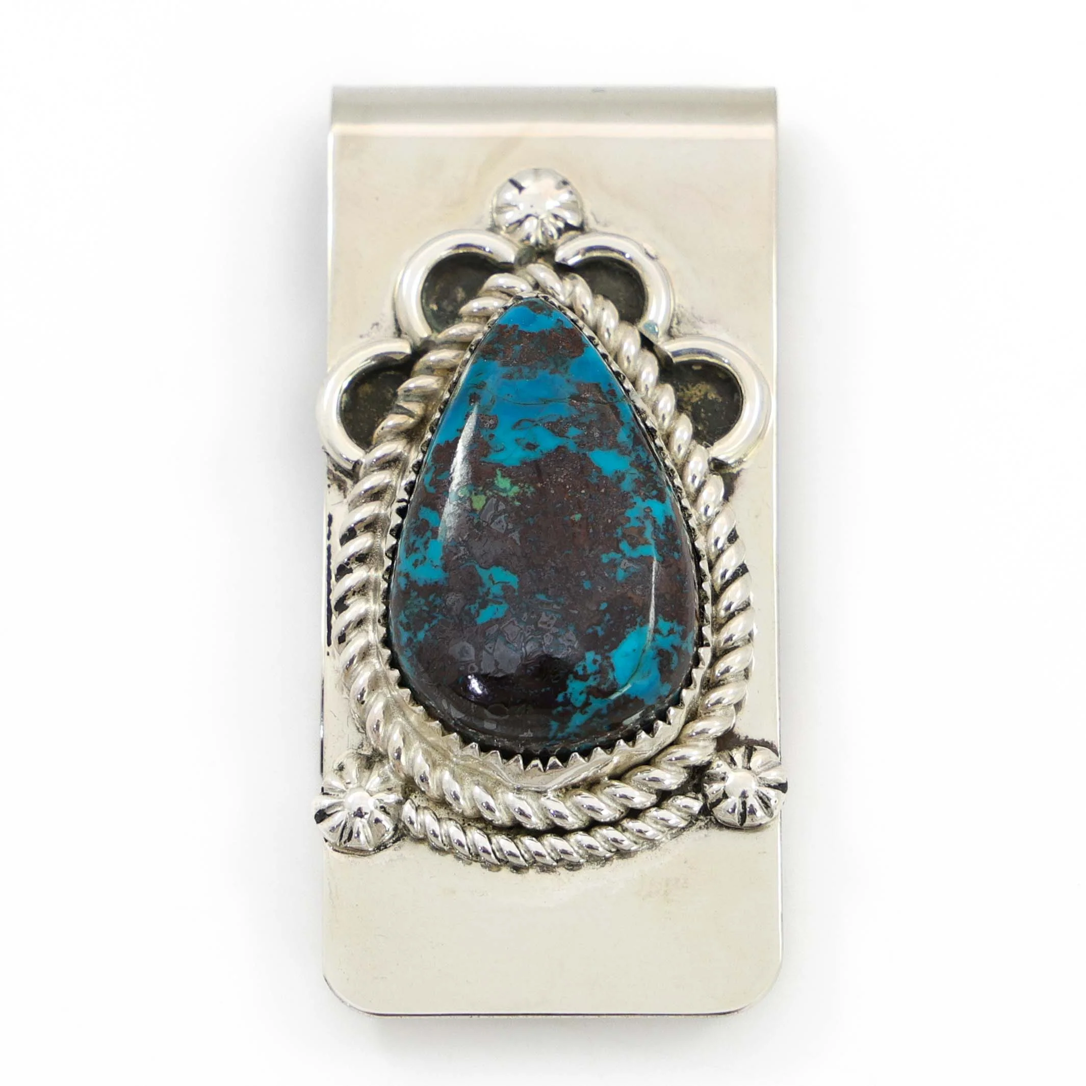Chrysocolla Money Clip