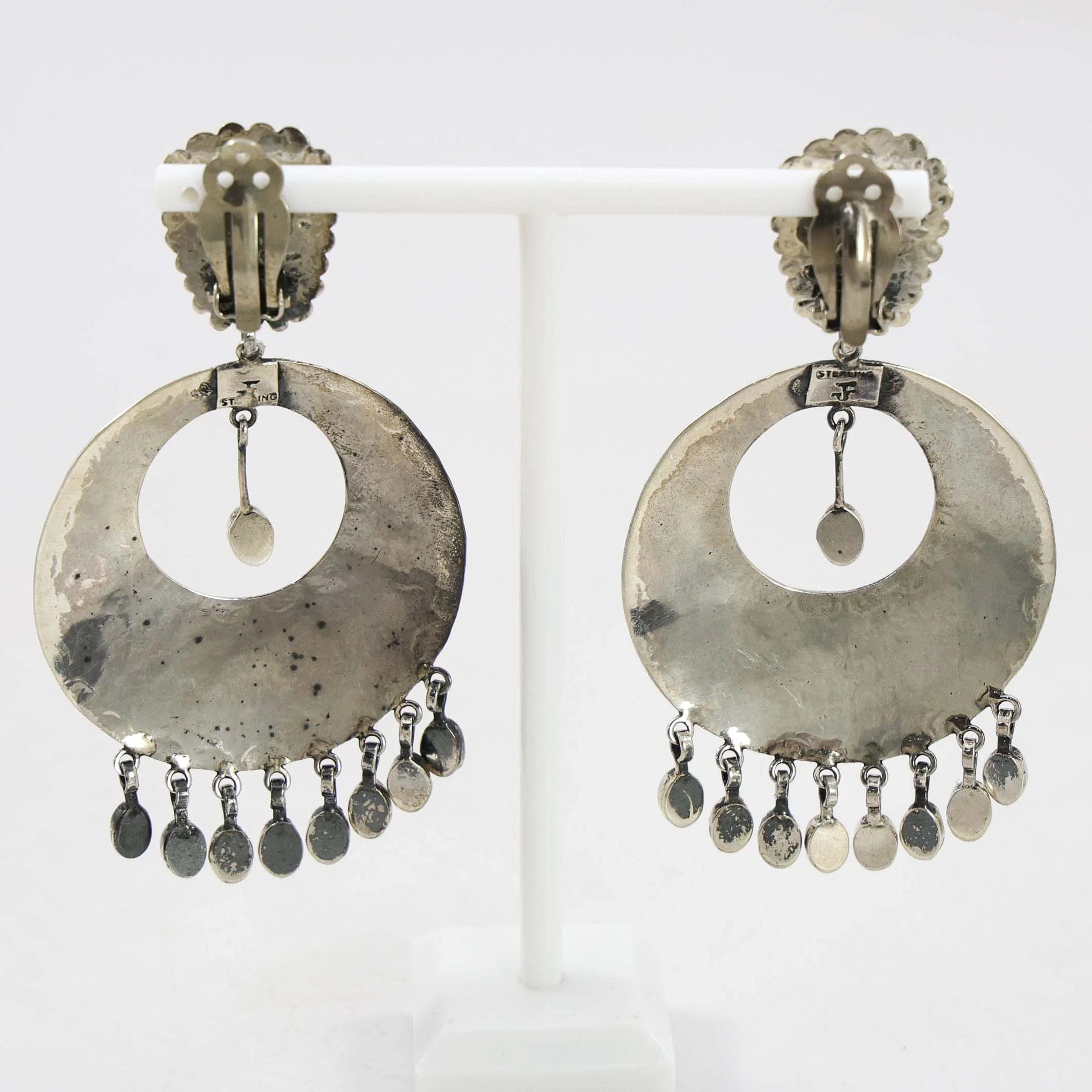 Clip Turquoise Earrings - Image 2