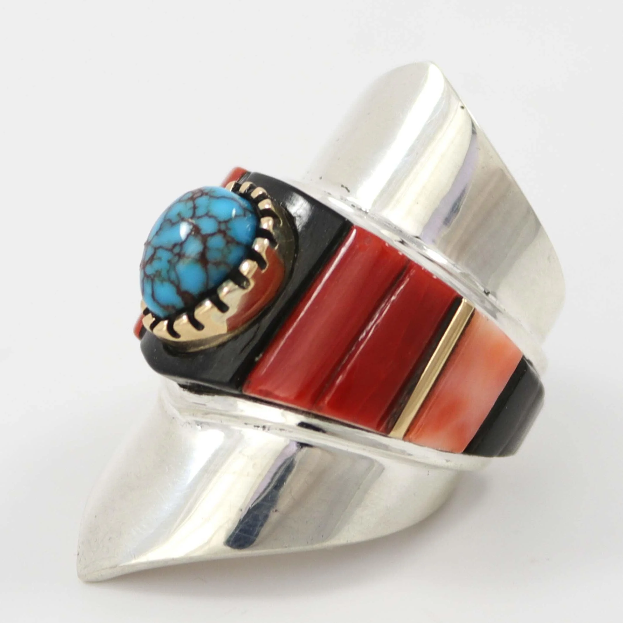 Cobbled Inlay Ring - Image 3