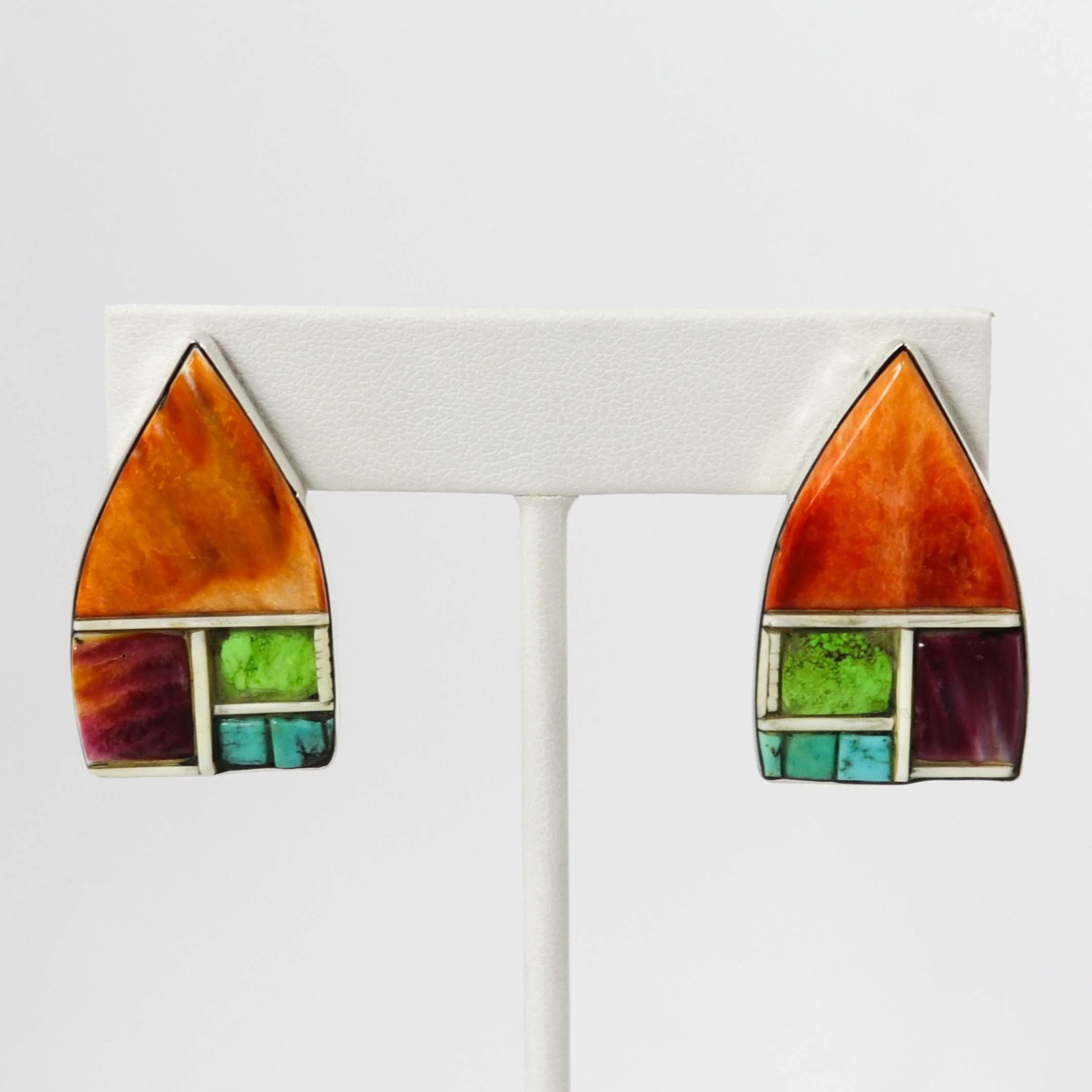 Colorful Inlay Earrings