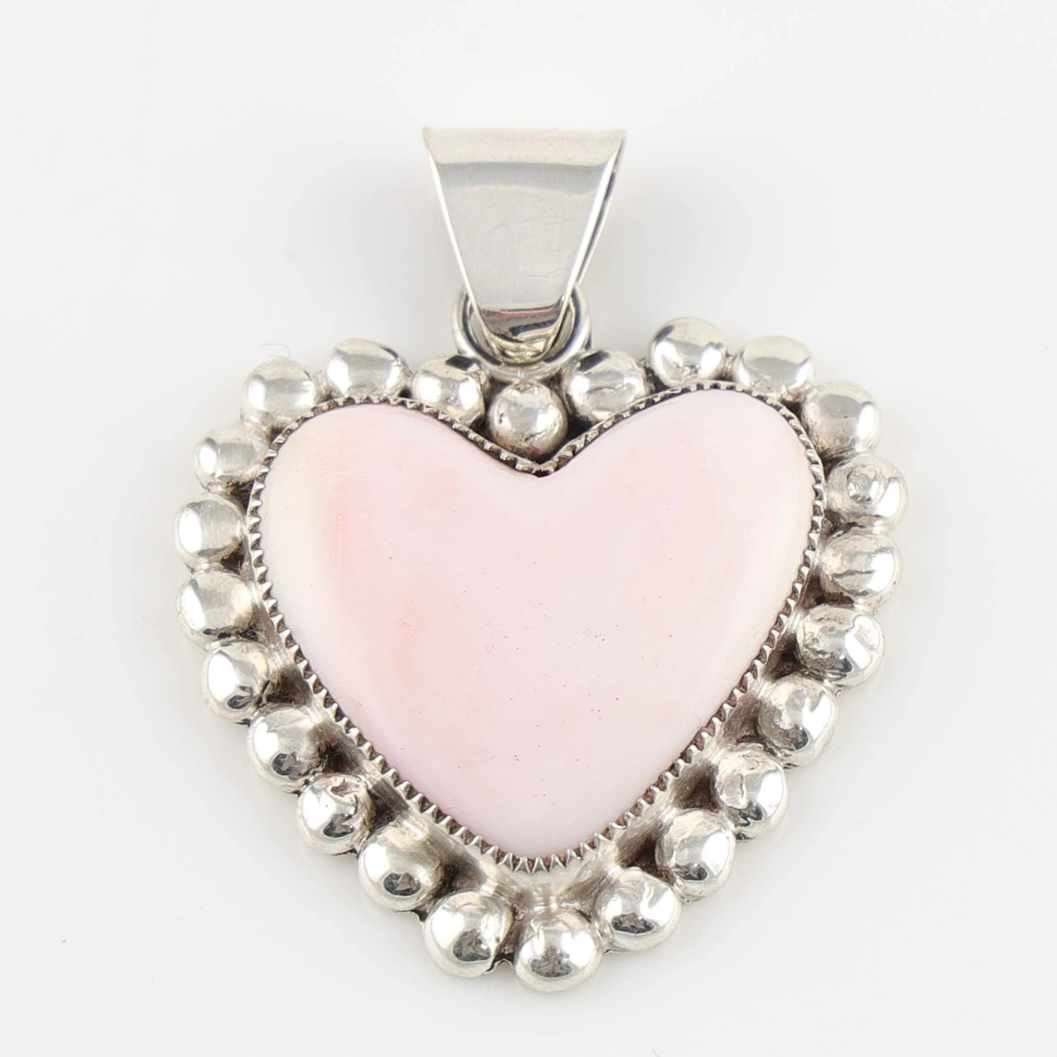 Conch Shell Heart Pendant