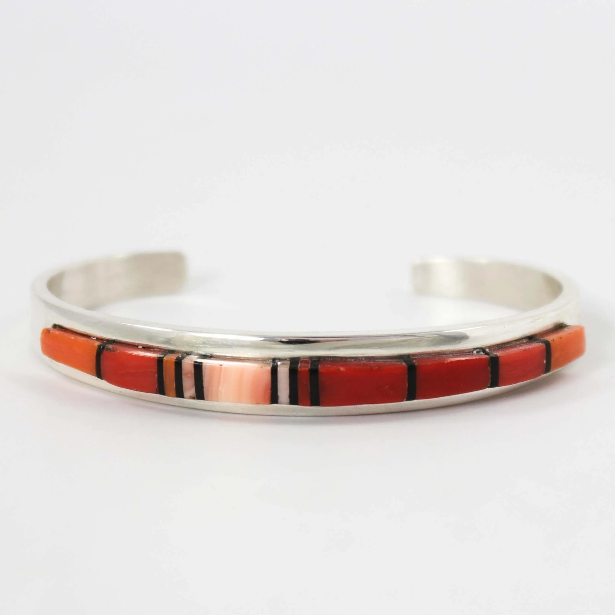 Coral and Jet Cuff