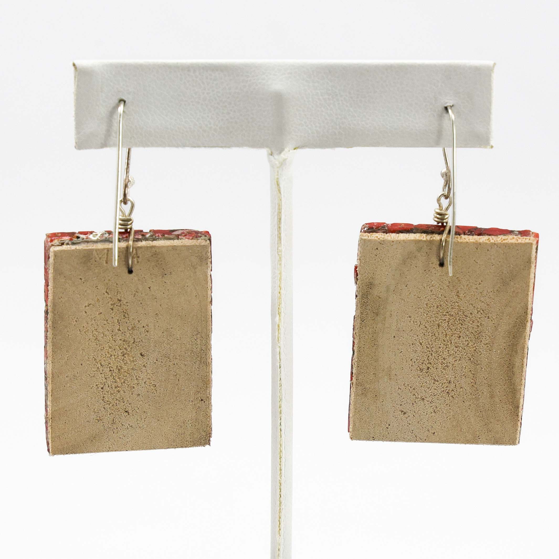 Coral and Jet Earrings - Image 2