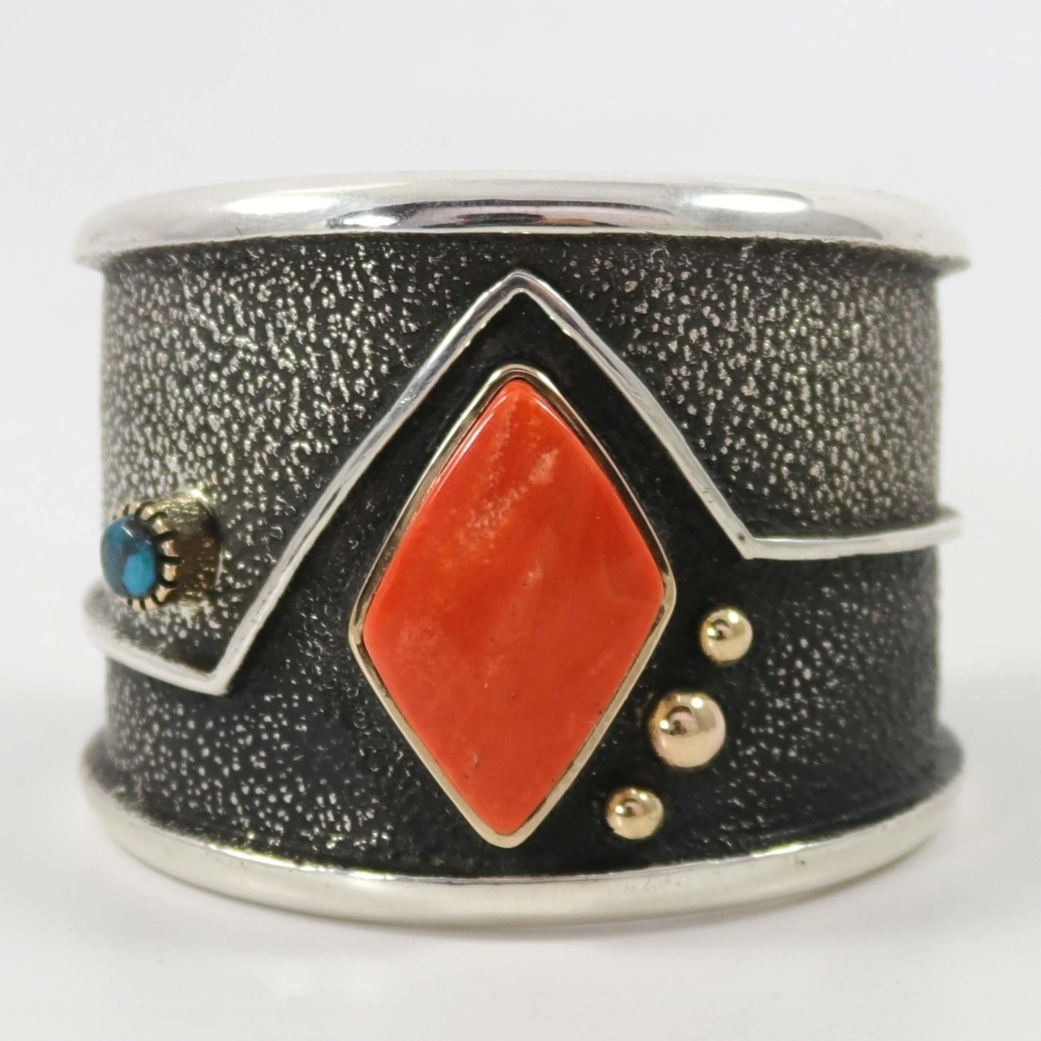 Coral and Turquoise Cuff - Image 2