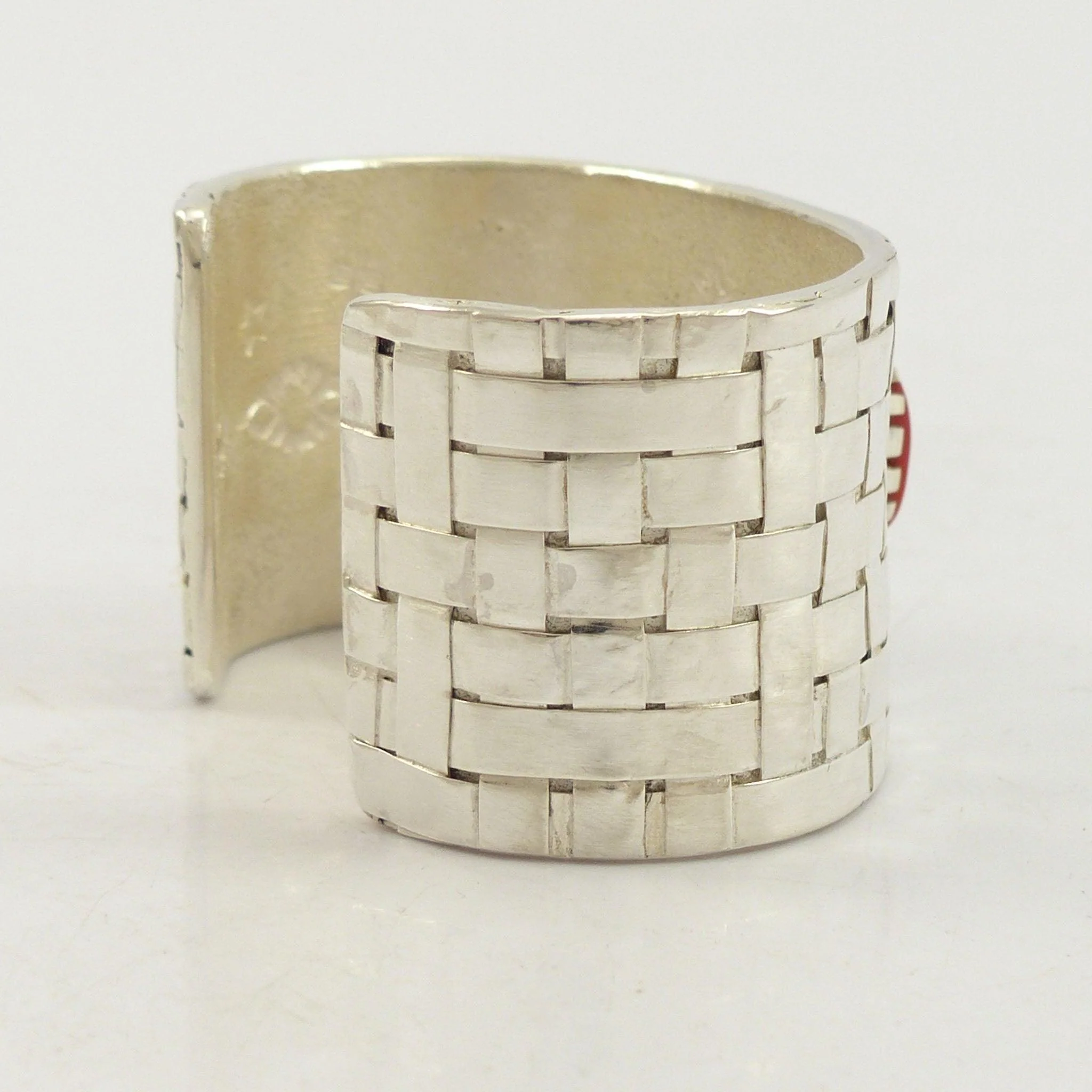 Coral Basket Weave Cuff - Image 4