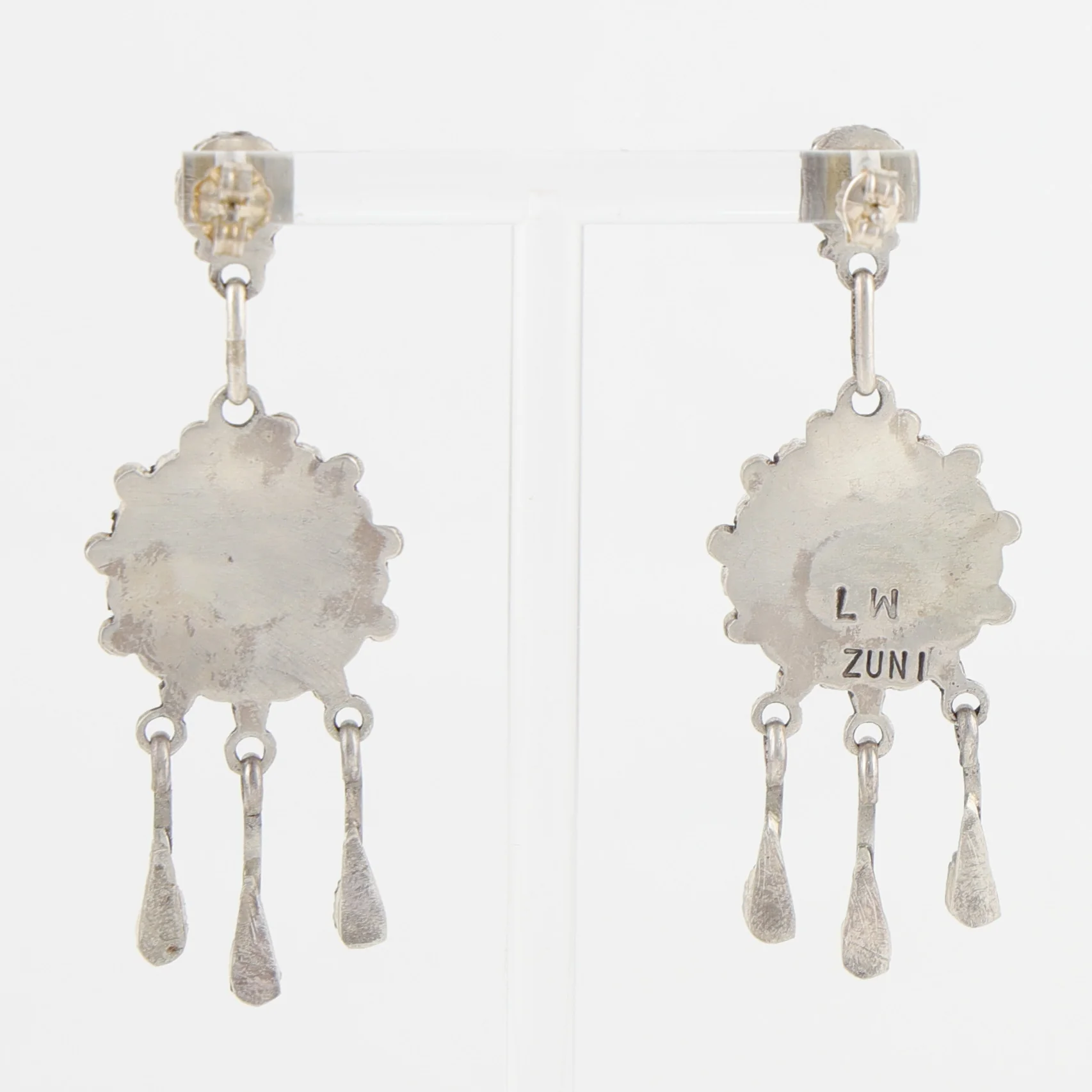 Coral Cluster Earrings - Image 2
