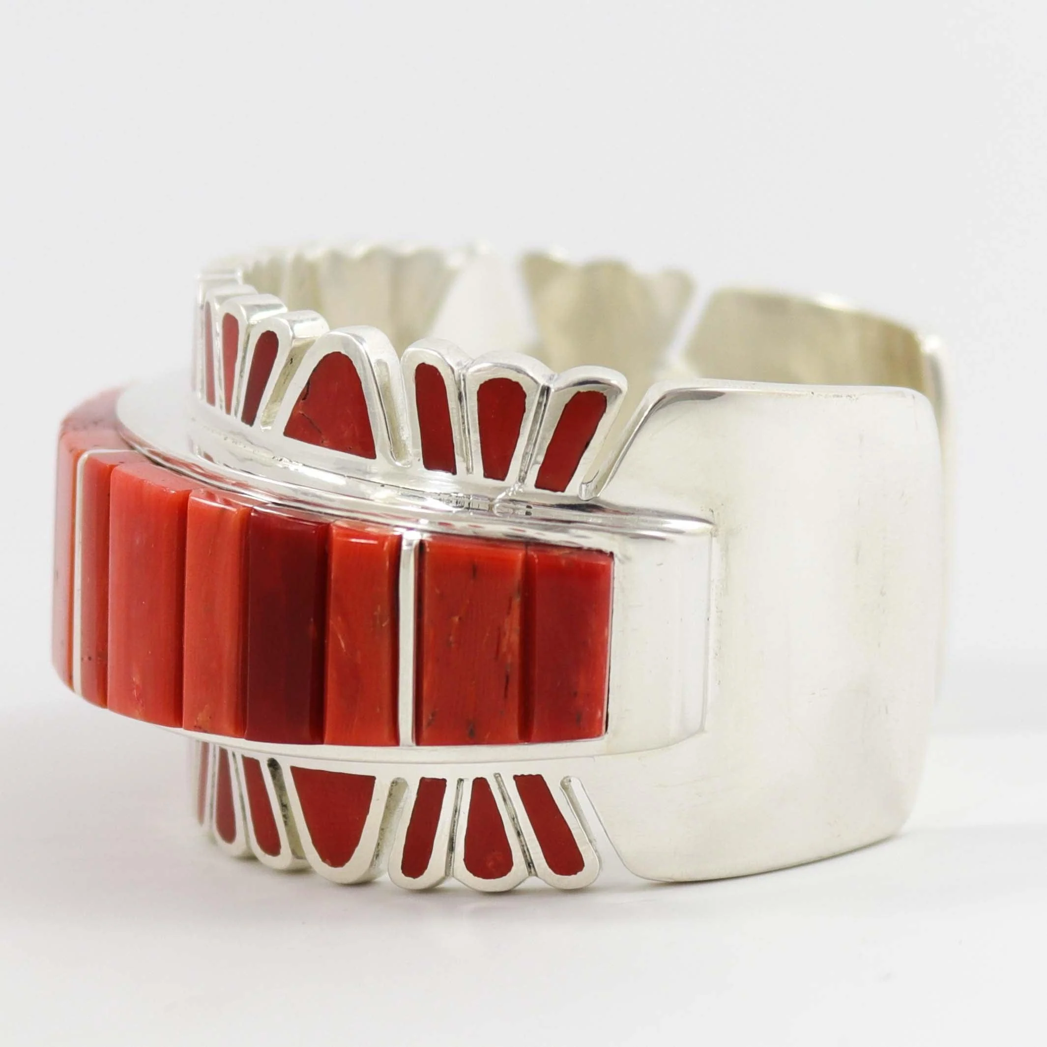Coral Inlay Cuff - Image 4