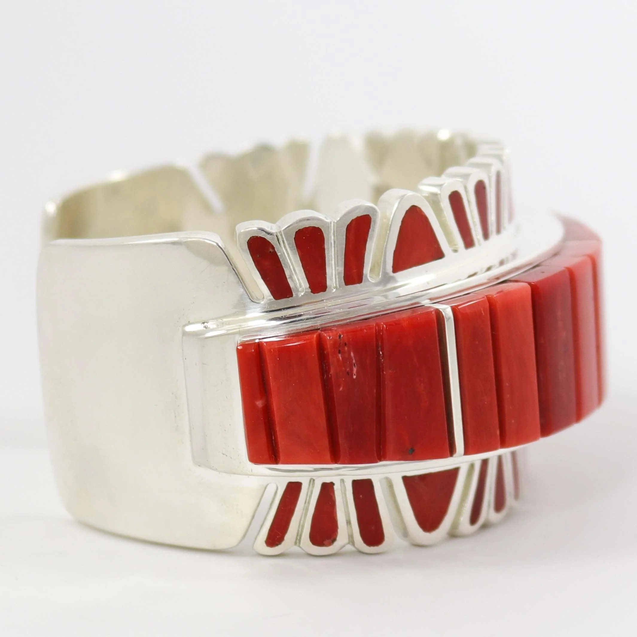 Coral Inlay Cuff - Image 5