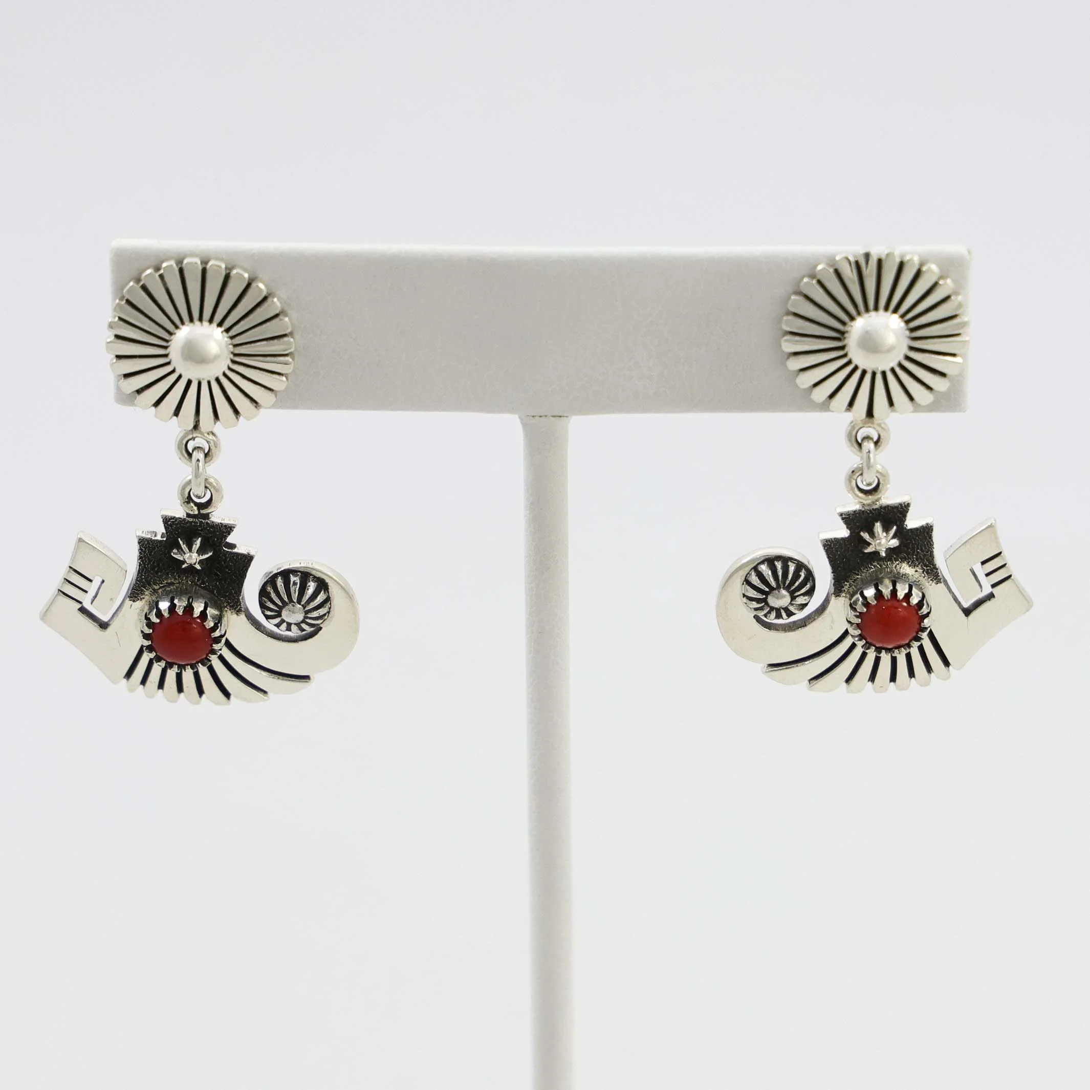 Coral Earrings