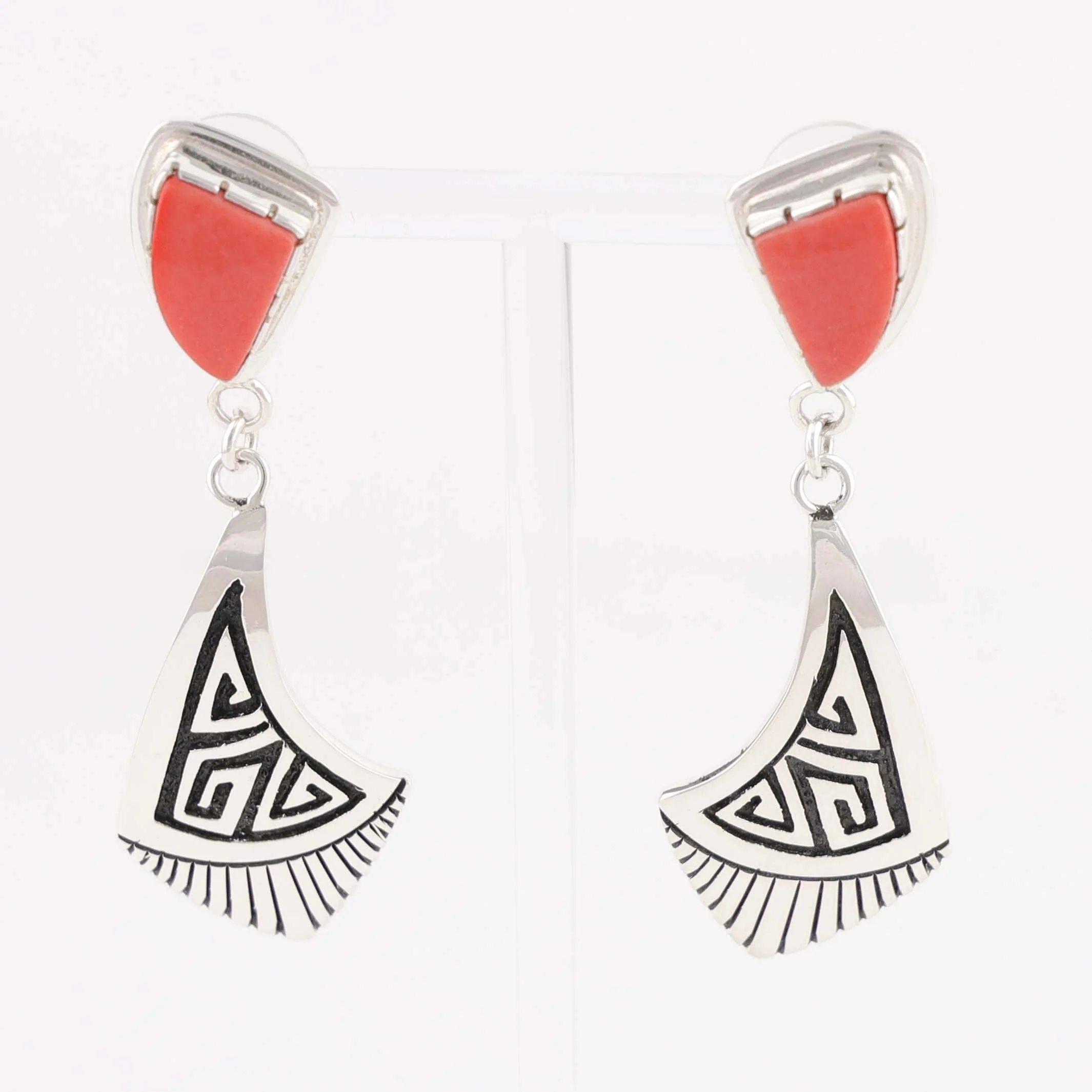 Coral Earrings