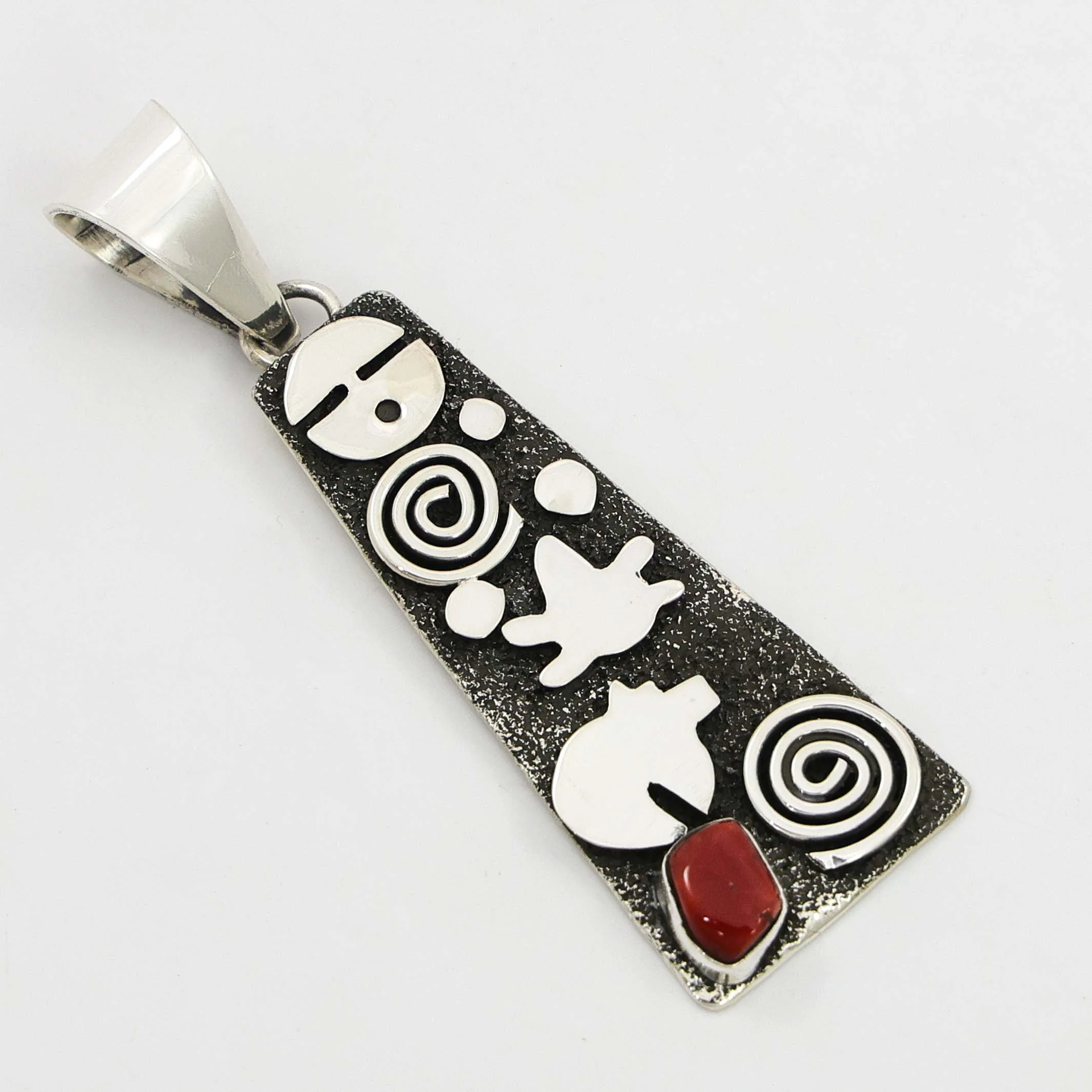 Coral Petroglyph Pendant - Image 2