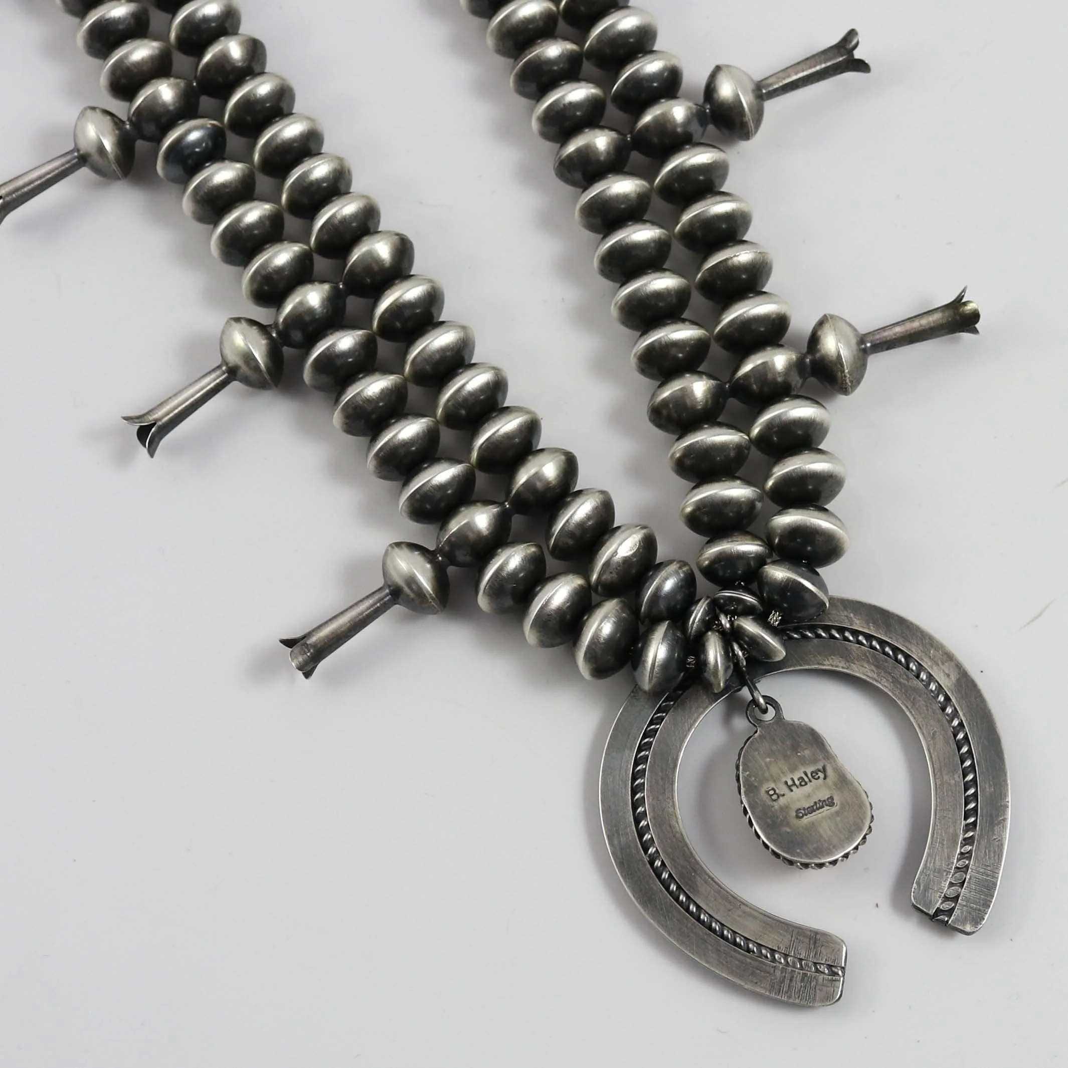 Coral Squash Blossom Necklace - Image 8
