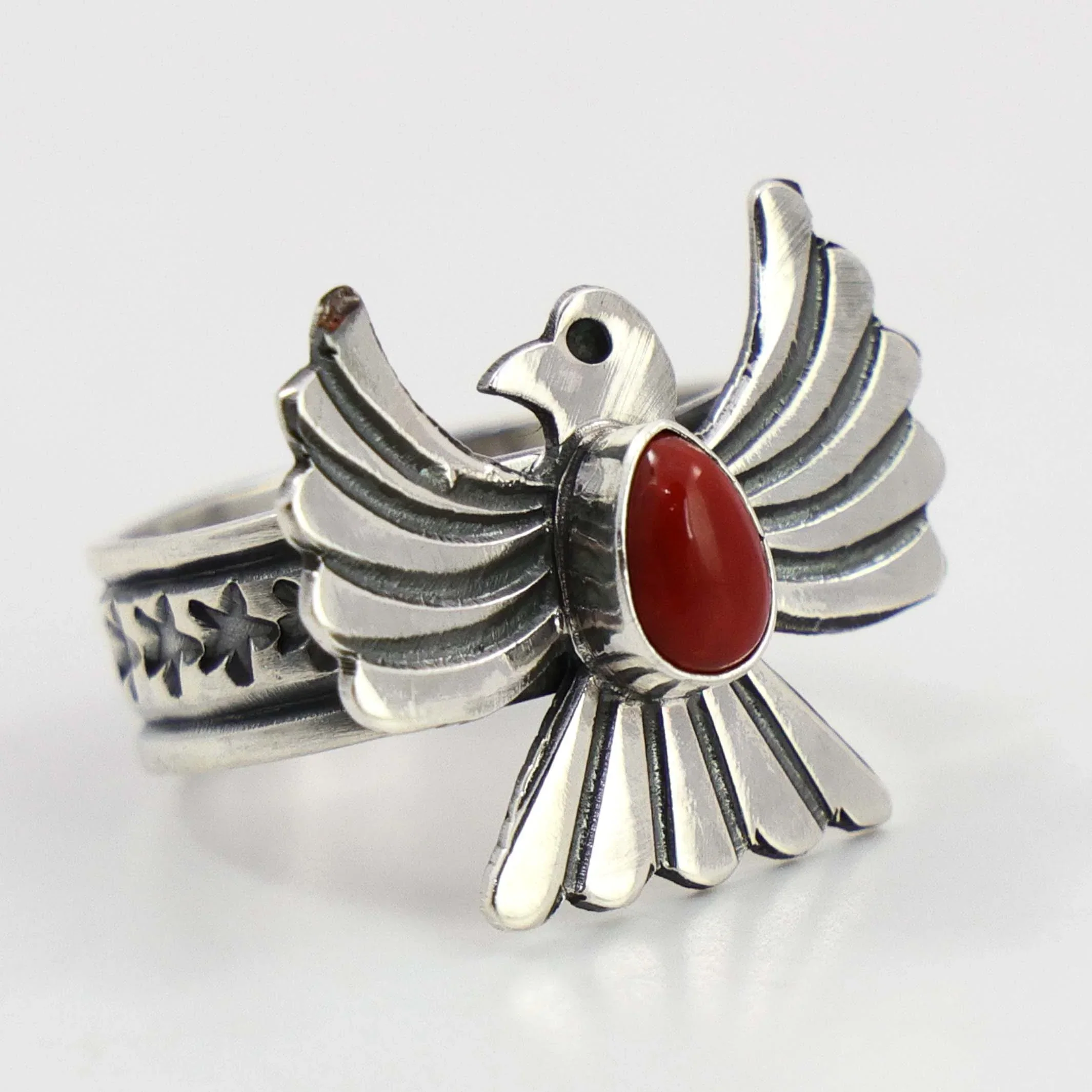 Coral Thunderbird Ring - Image 2