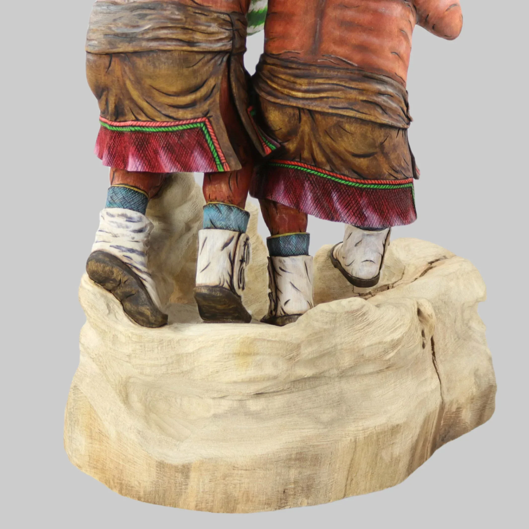 Father and Son Mudhead Kachina - Image 8