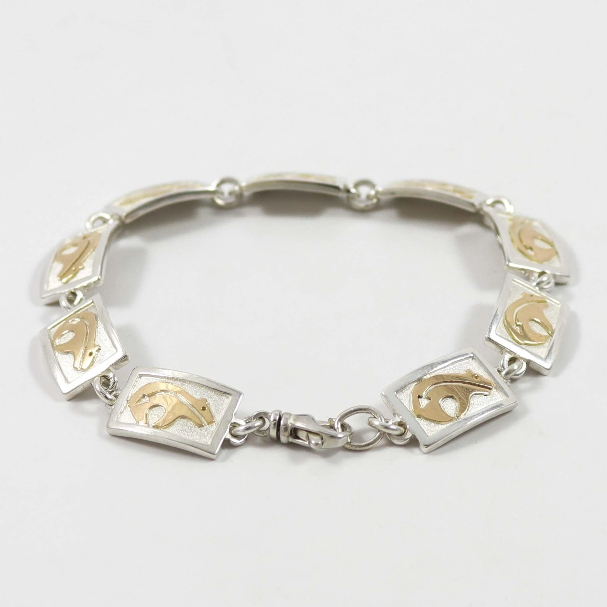 Gold and Silver Bear Bracelet - Image 4
