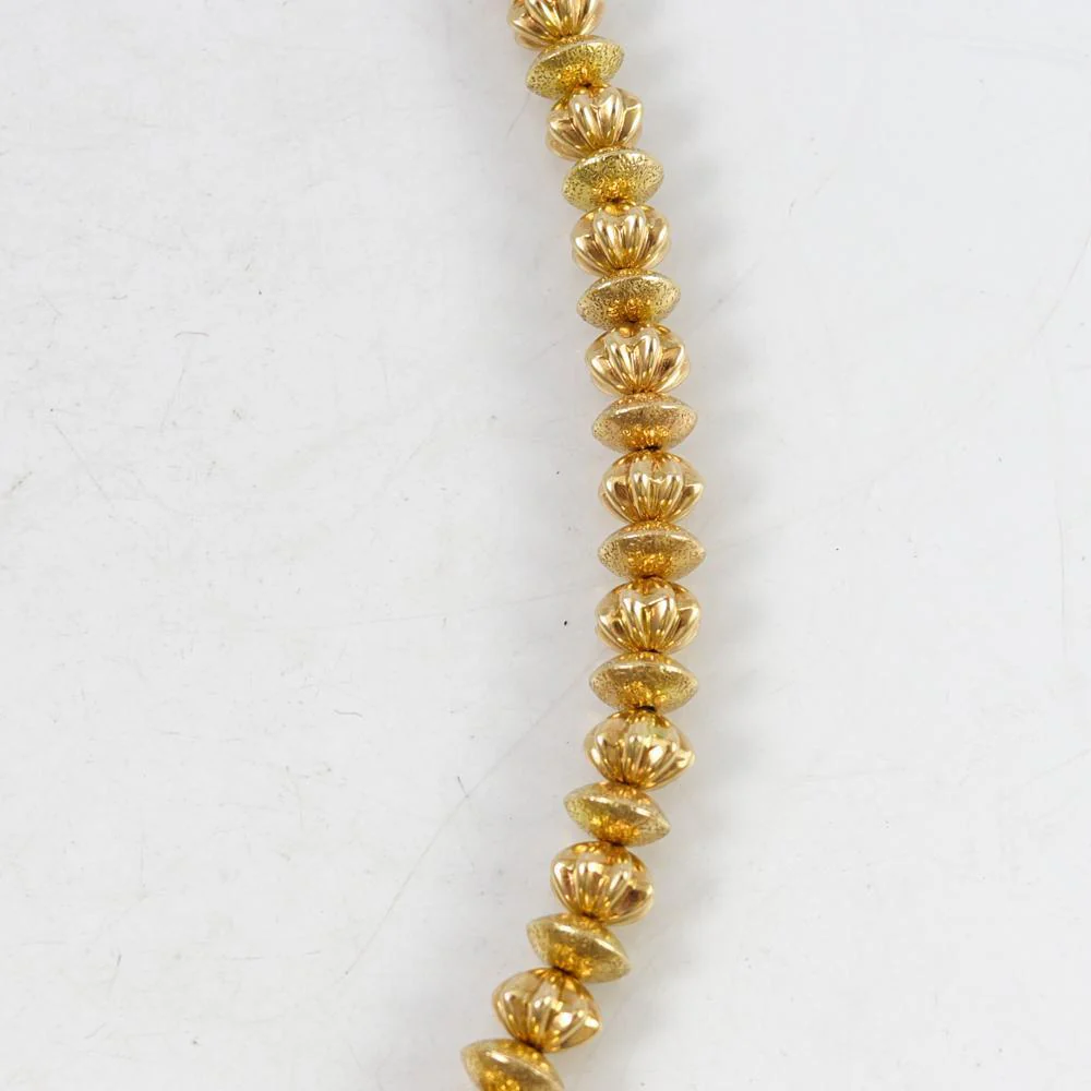 14k Gold Navajo Pearl Necklace - Image 12