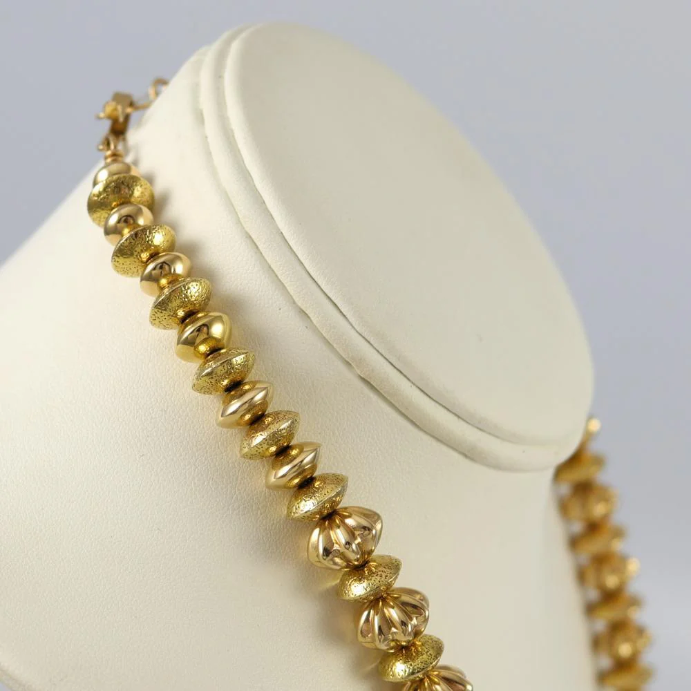 14k Gold Navajo Pearl Necklace - Image 7