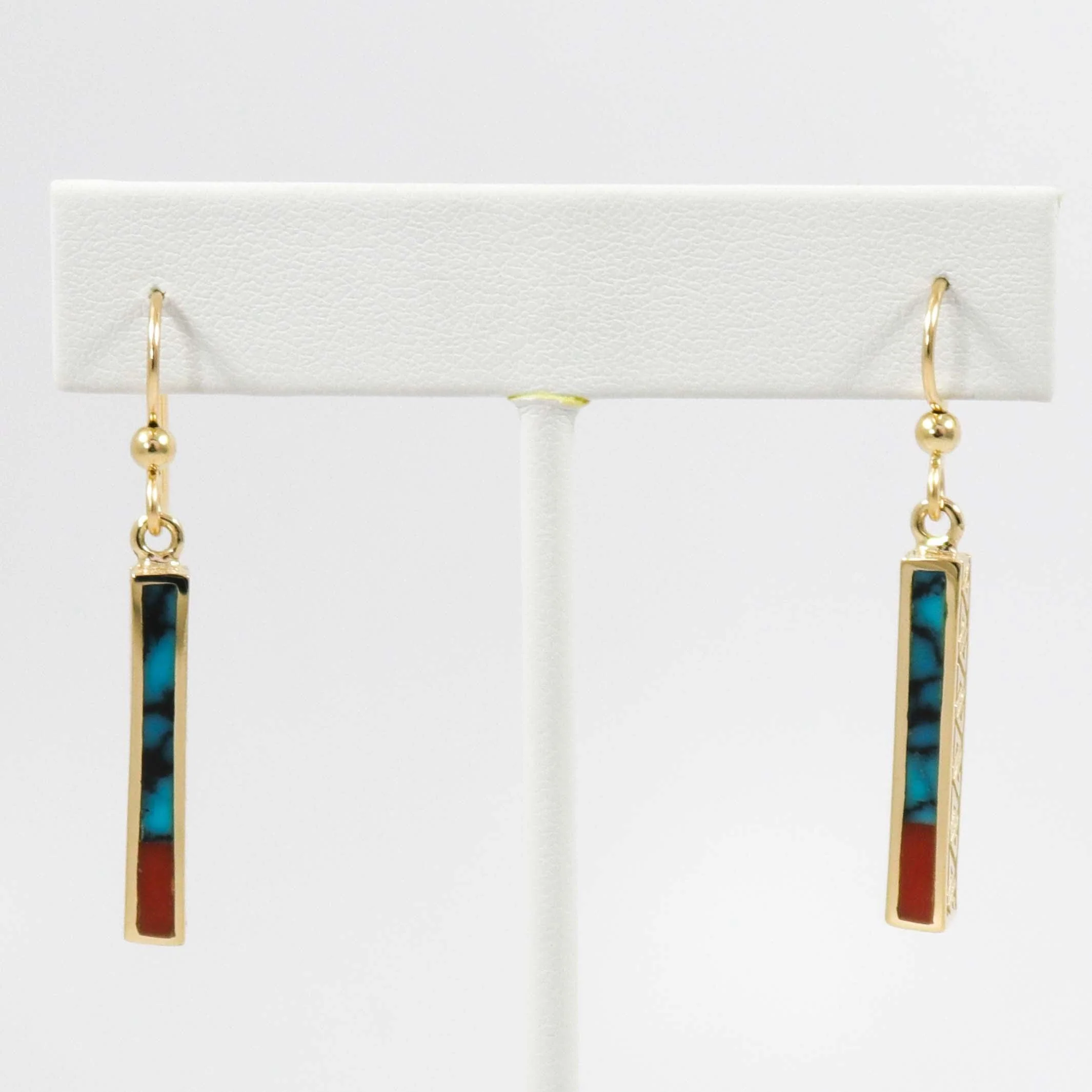 Gold Dancing Stick Earrings