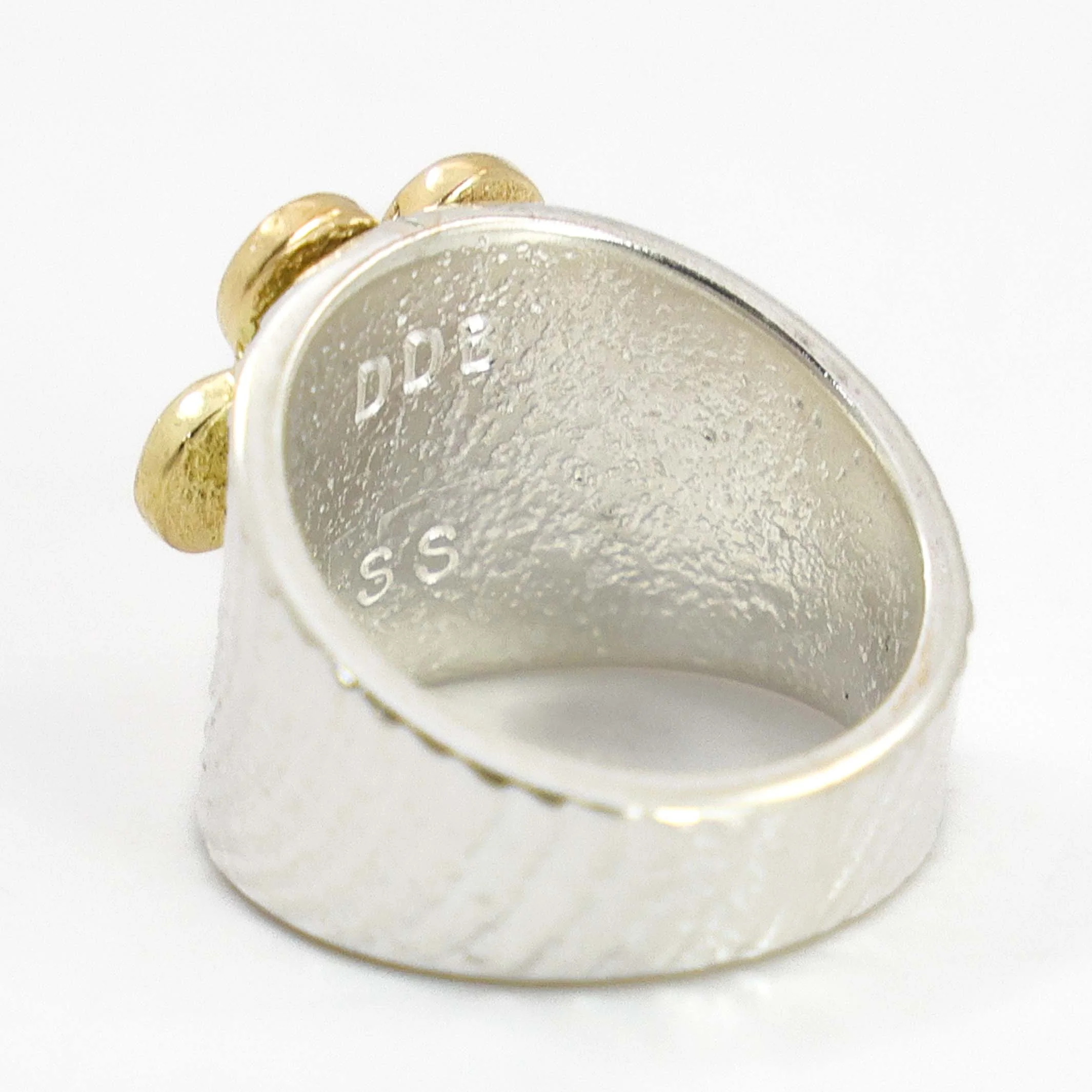 Gold Flower Ring - Image 3