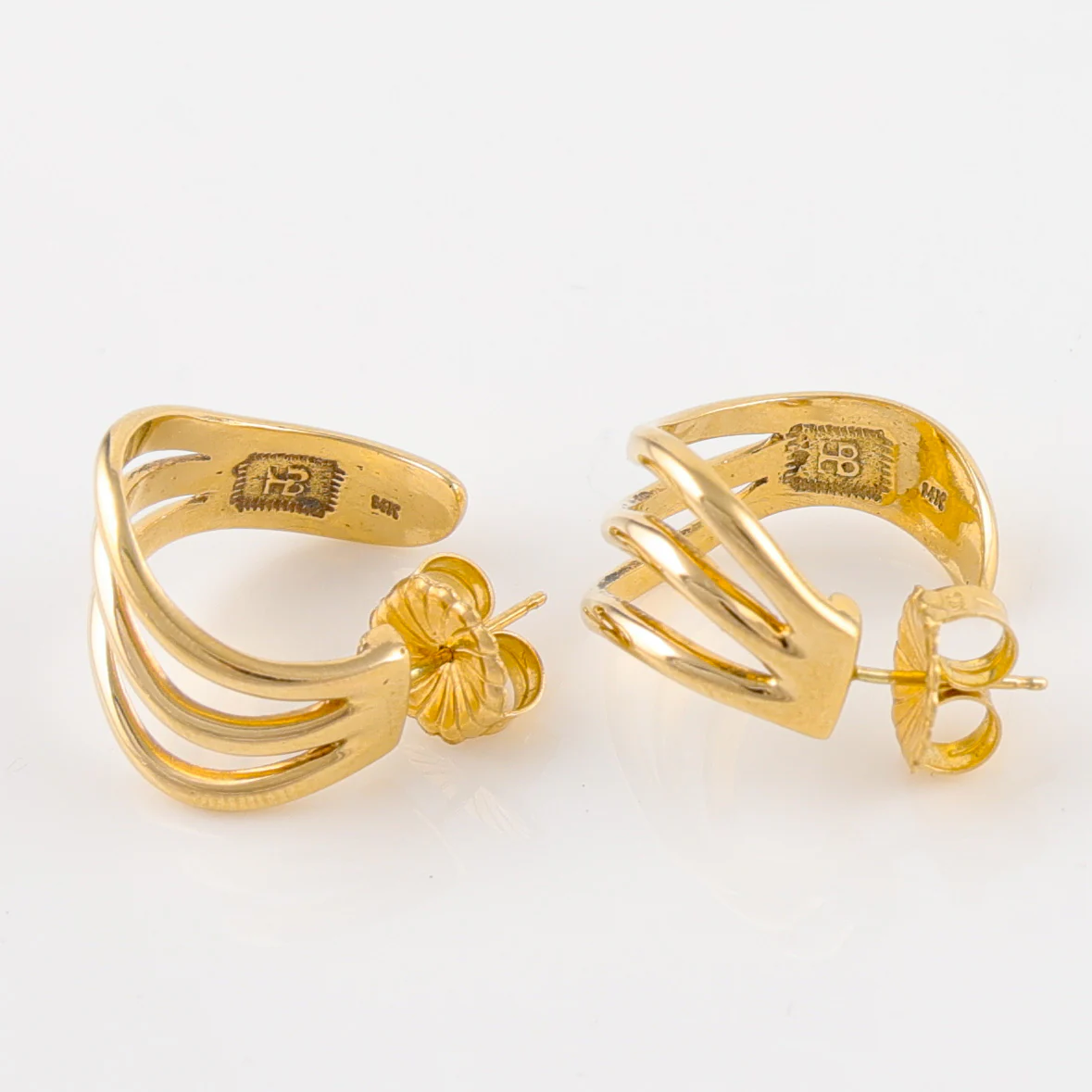 Gold Hoop Earrings - Image 6