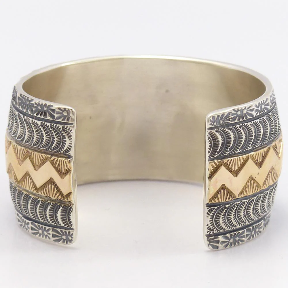 Gold on Silver Cuff - Image 4