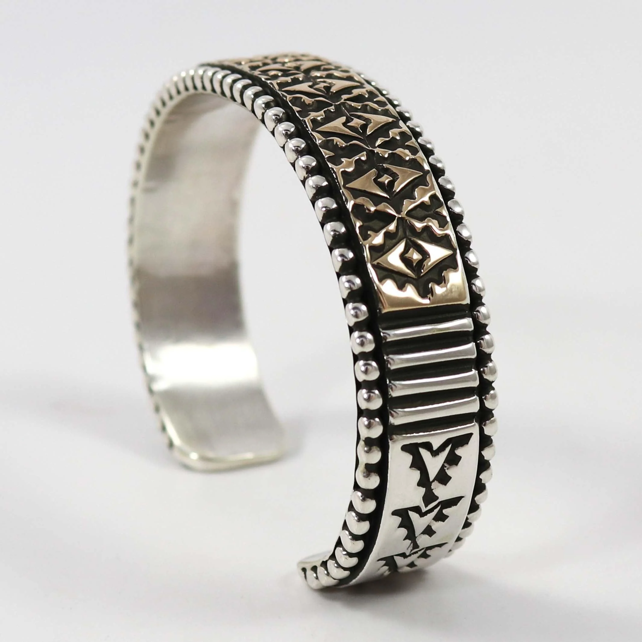 Gold on Silver Cuff - Image 3