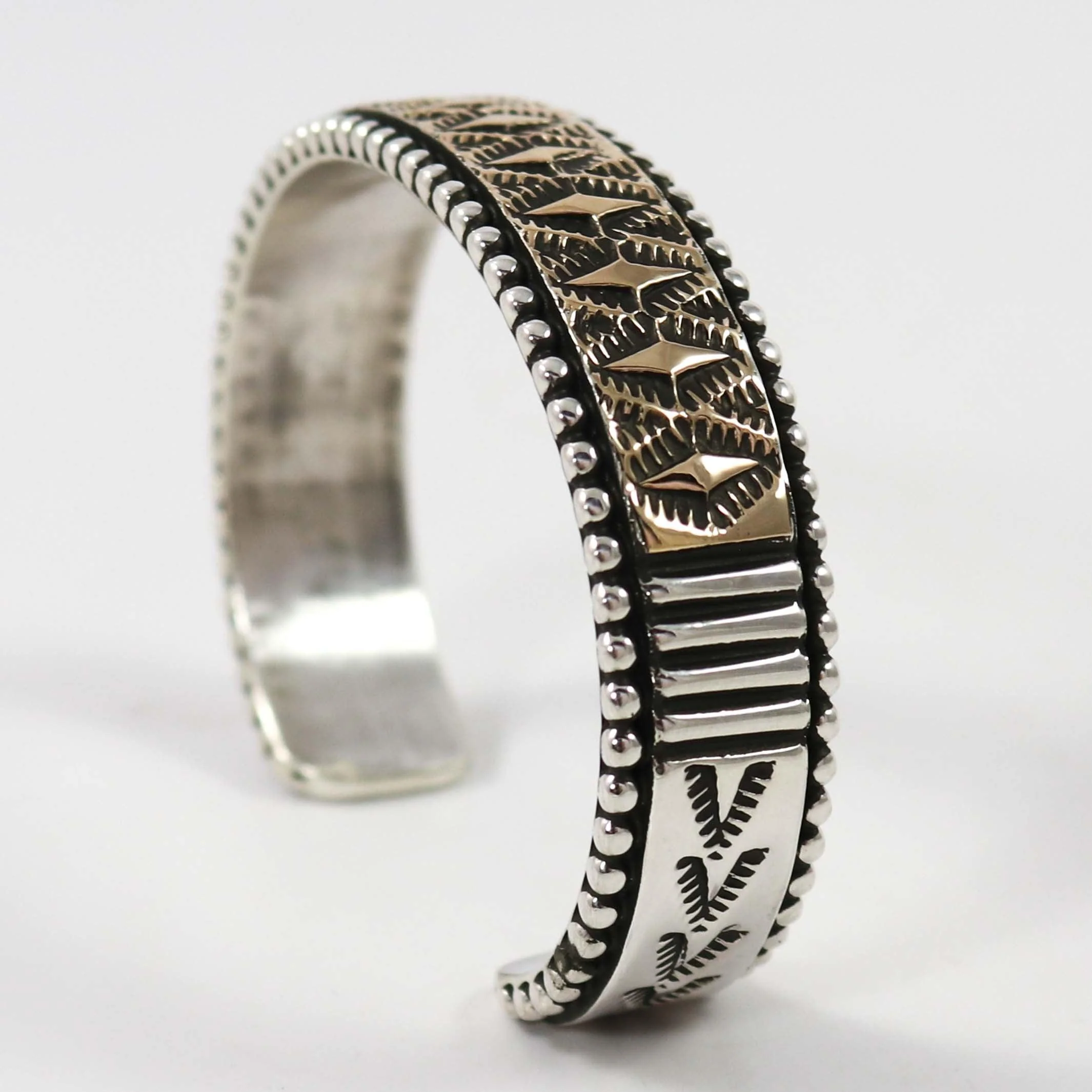 Gold on Silver Cuff - Image 3
