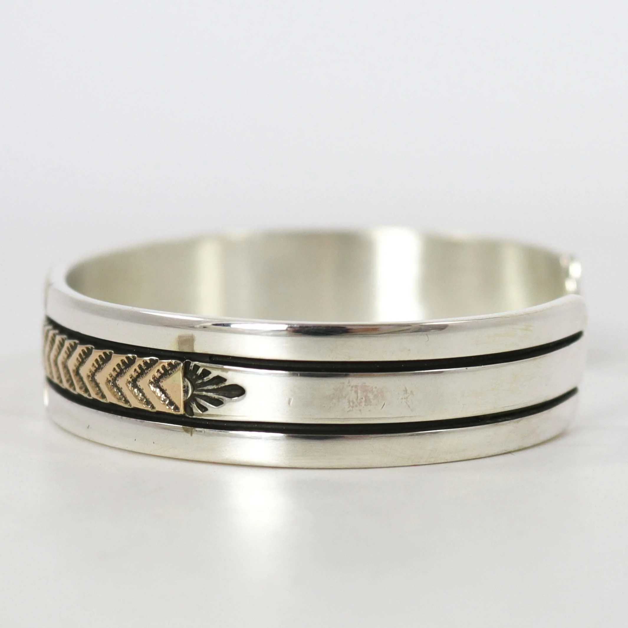 Gold on Silver Cuff - Image 2