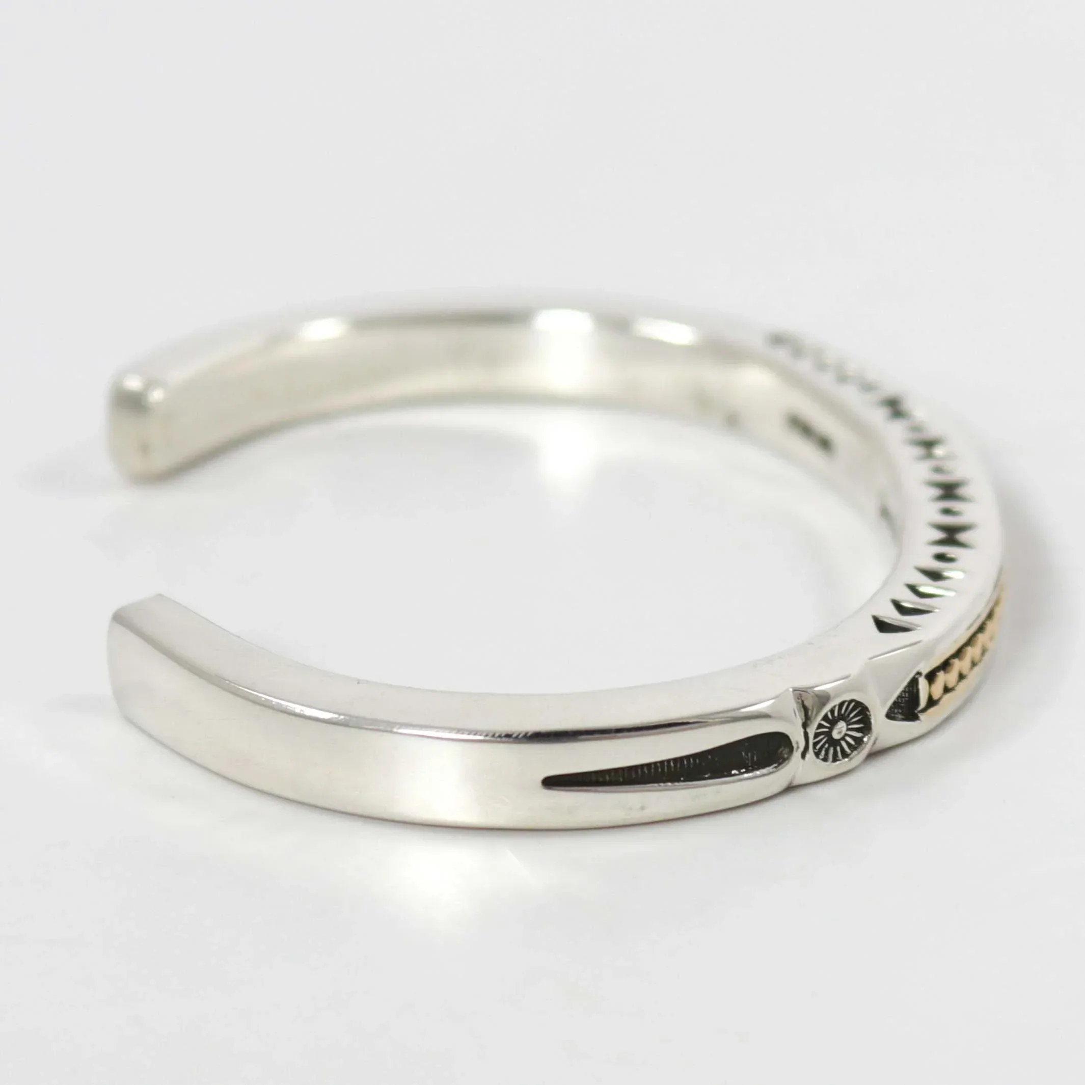 Gold on Silver Cuff - Image 3