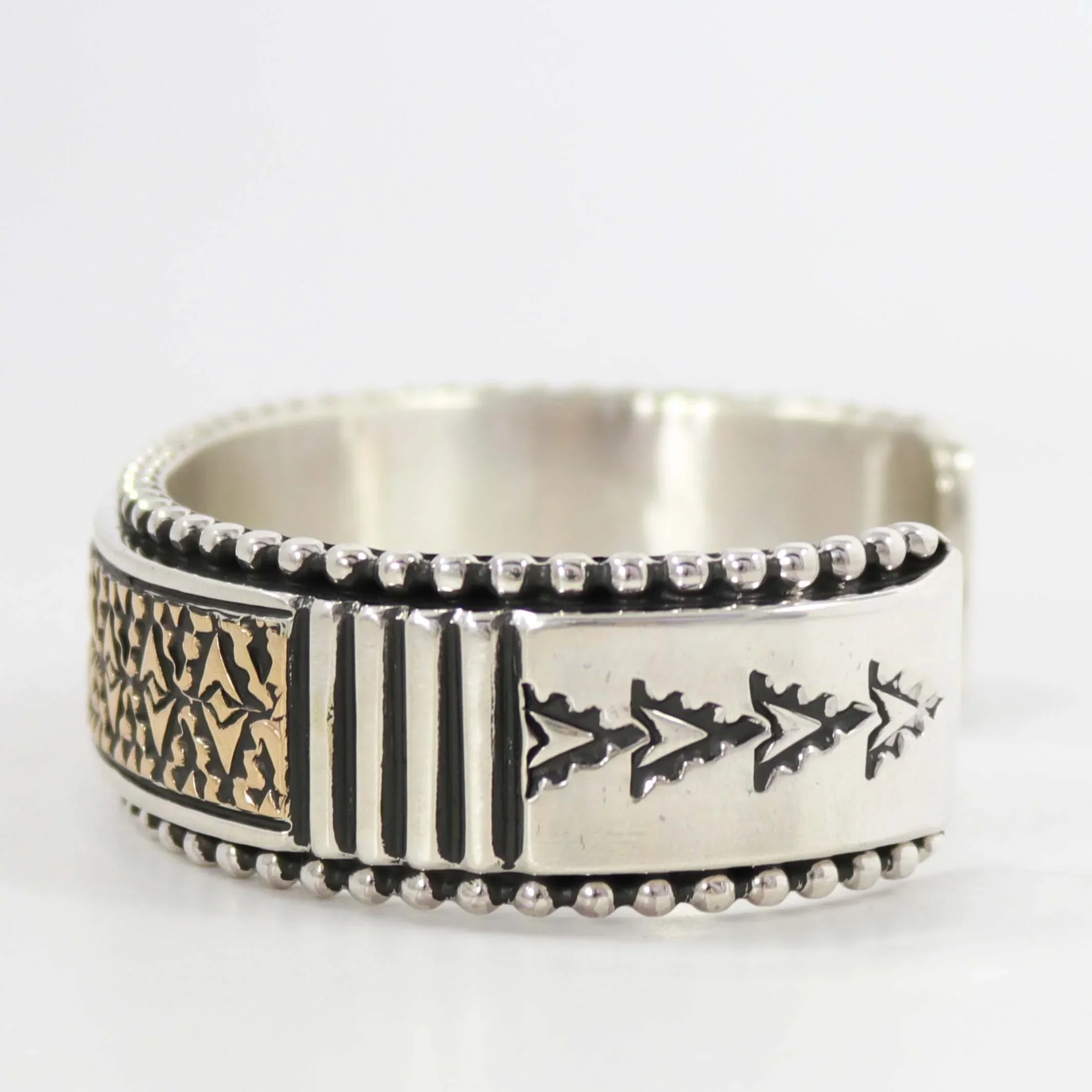 Gold on Silver Cuff - Image 4