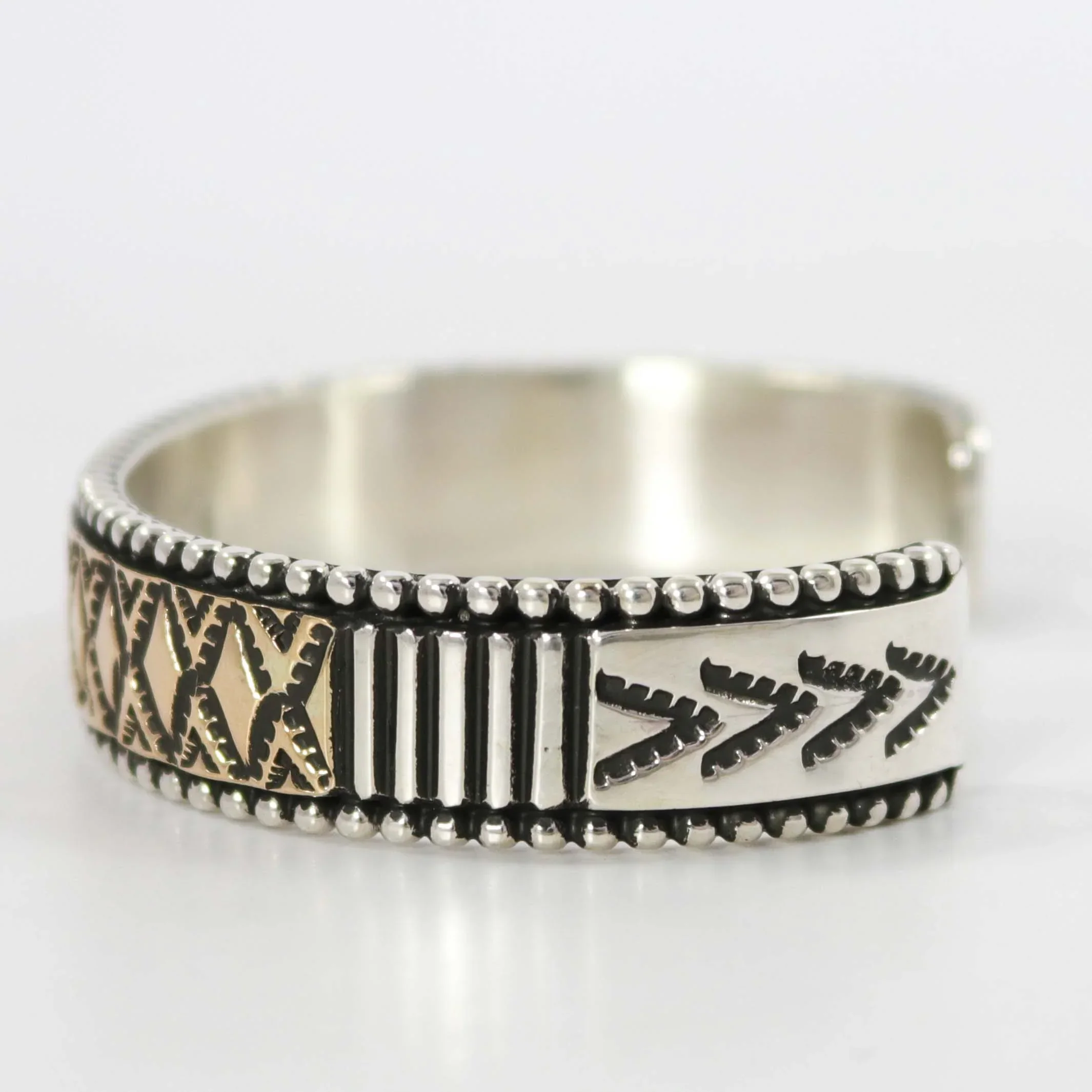 Gold on Silver Cuff - Image 4