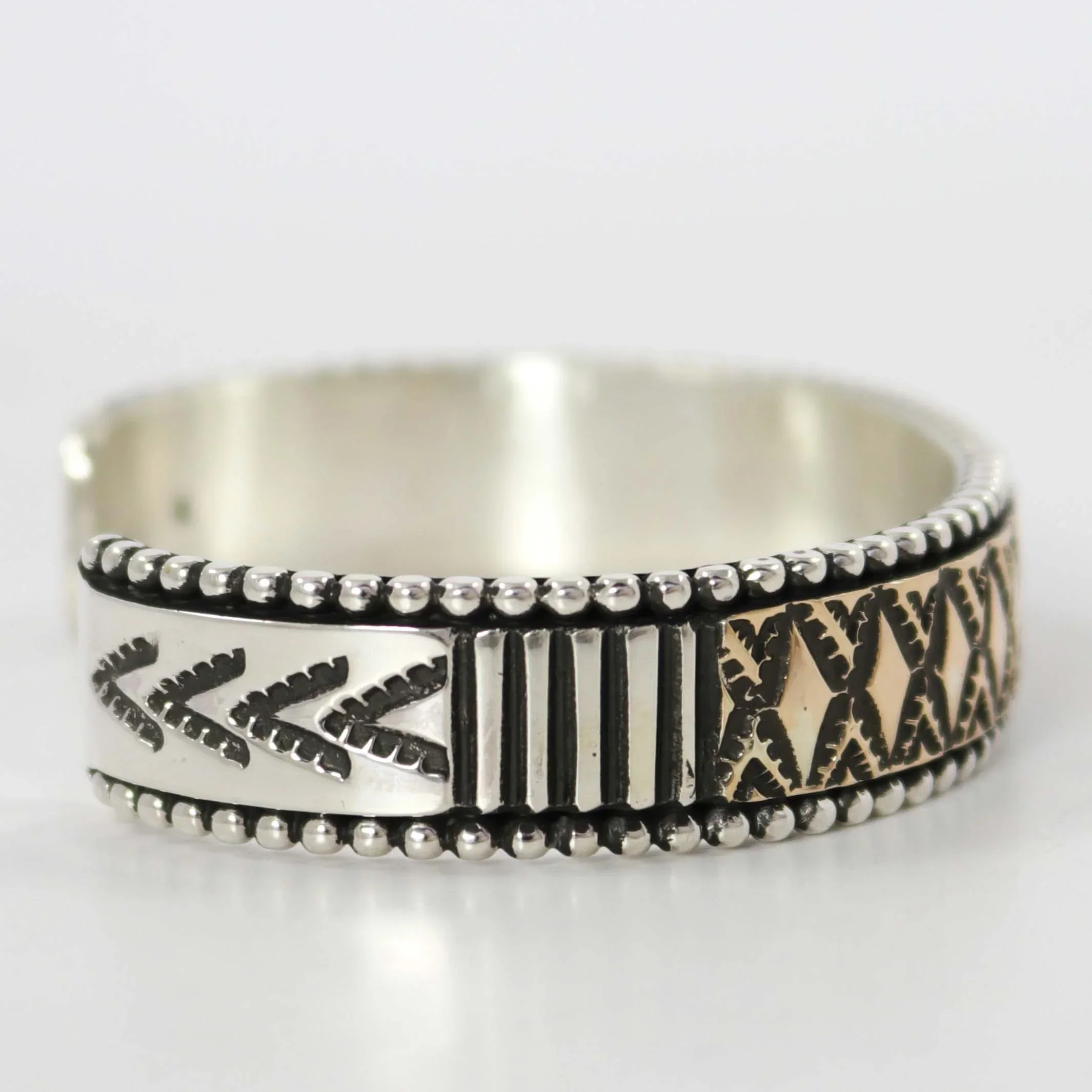 Gold on Silver Cuff - Image 5