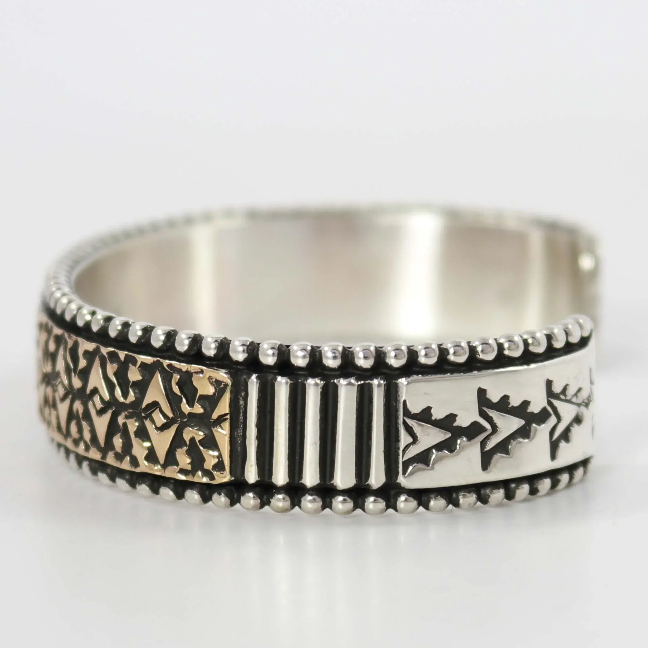 Gold on Silver Cuff - Image 4