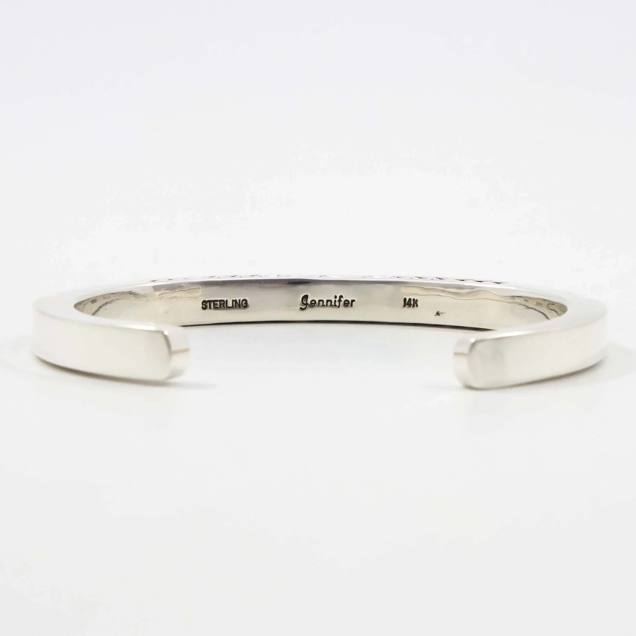 Gold on Silver Cuff - Image 4