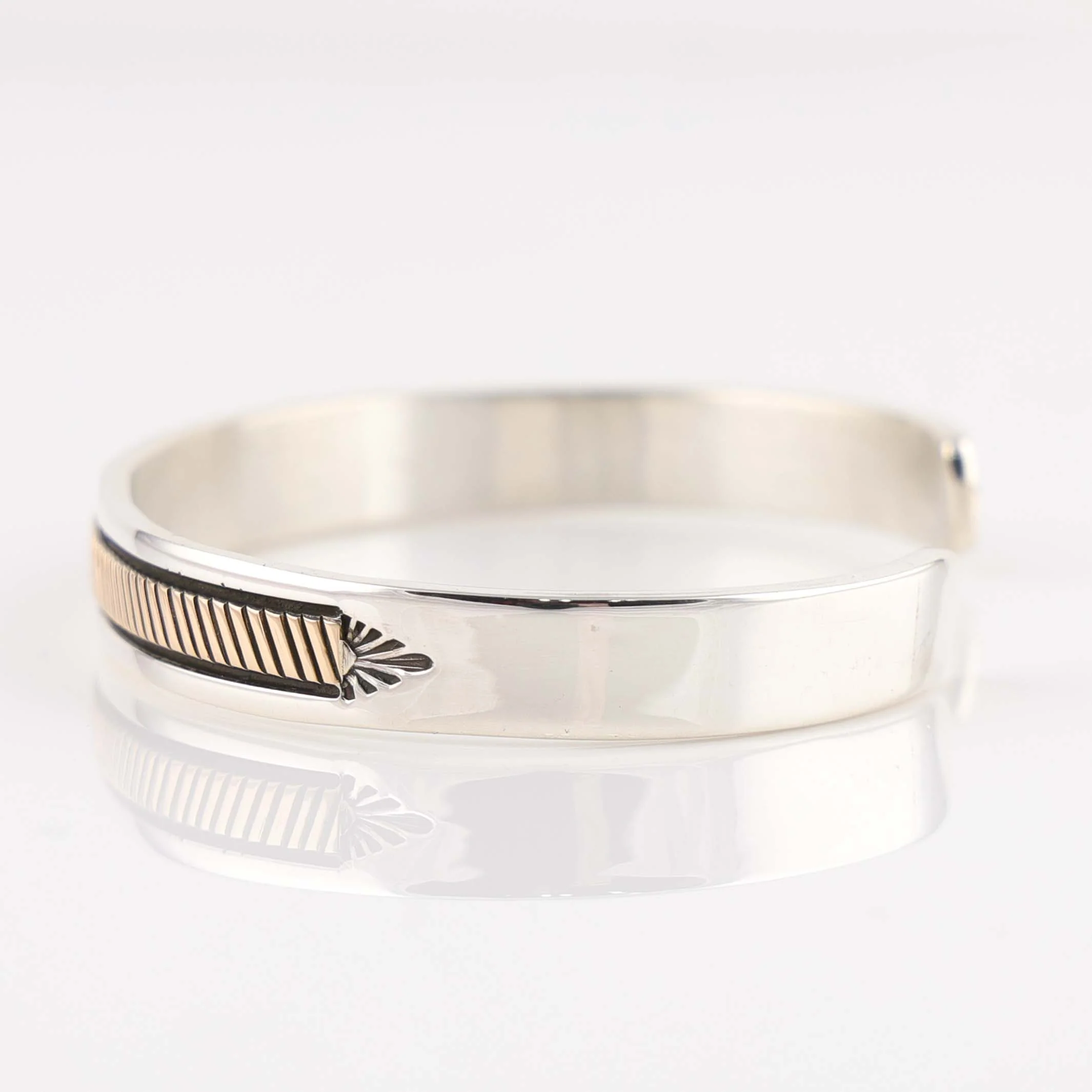 Gold on Silver Cuff - Image 2